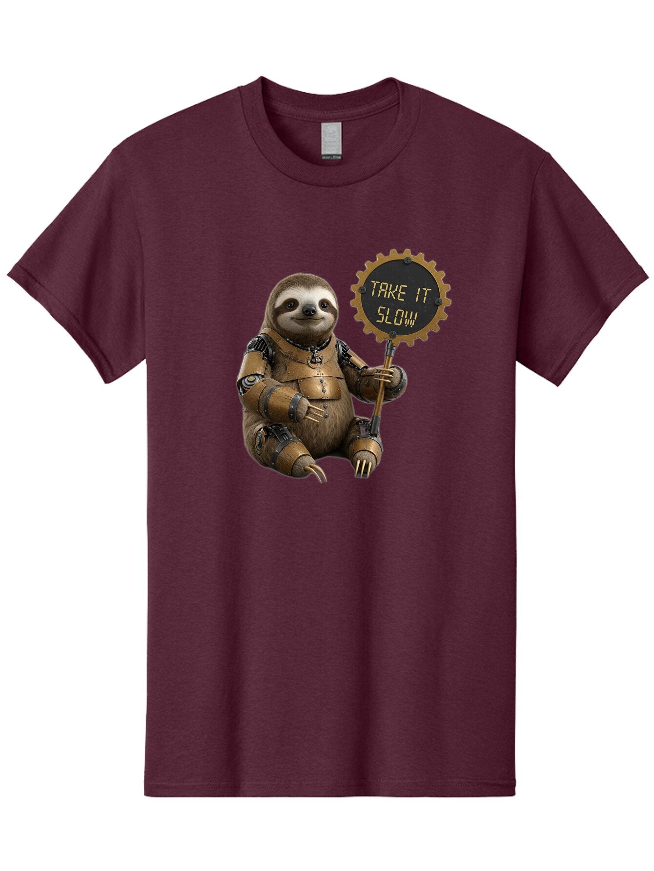 Take-It-Slow-1 Men'S Graphic Tee, 100% Cotton, Comfortable Casual Summer Wear, Machine Washable, Vintage Camera, Old Camera, Antique Camera, Black Camera, Classic Photography, Photography Equipment, Nostalgic Device, Film Camera, Camera Art Baq102 4
