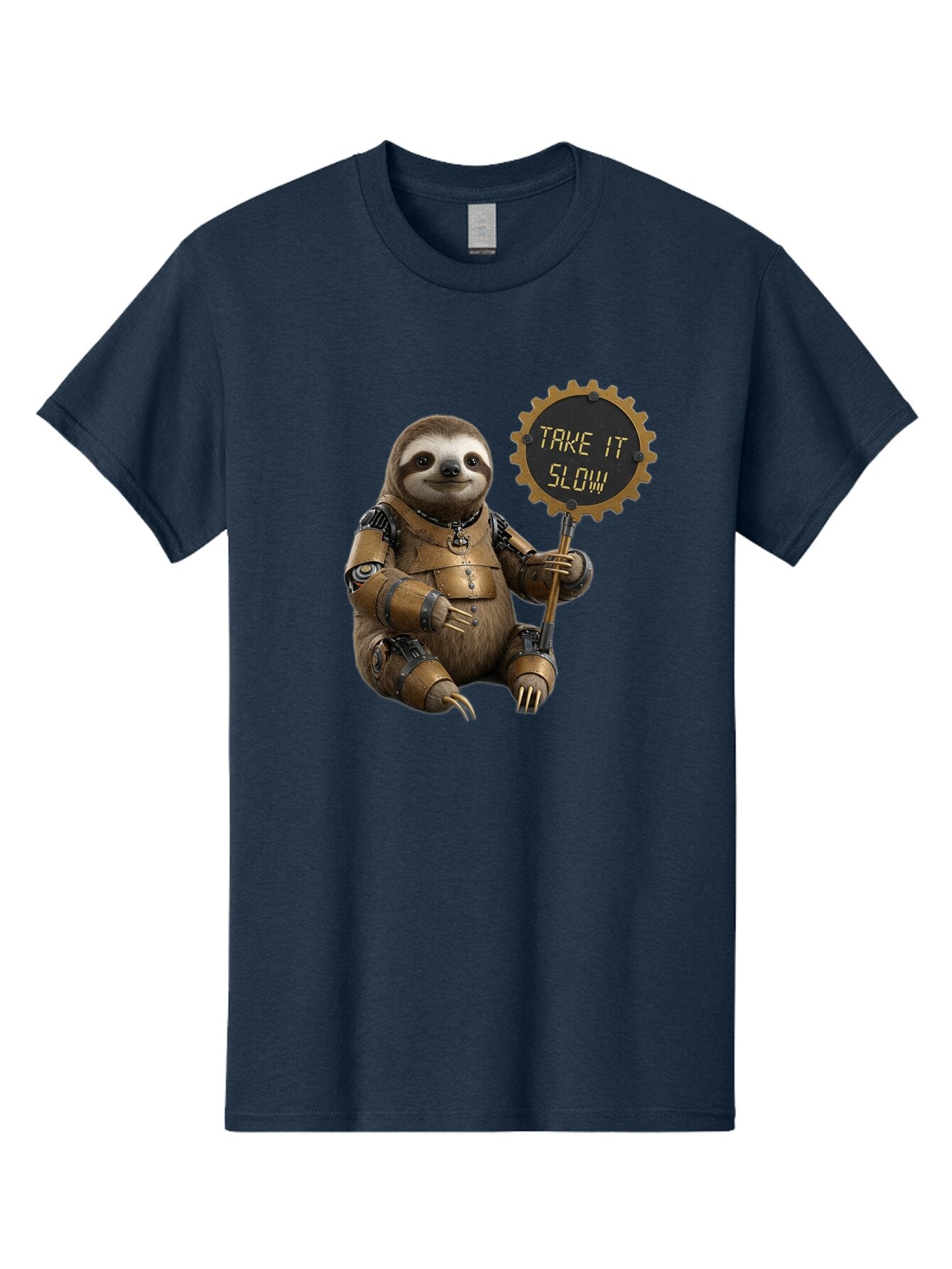 Take-It-Slow-1 Men'S Graphic Tee, 100% Cotton, Comfortable Casual Summer Wear, Machine Washable, Vintage Camera, Old Camera, Antique Camera, Black Camera, Classic Photography, Photography Equipment, Nostalgic Device, Film Camera, Camera Art Baq102 1