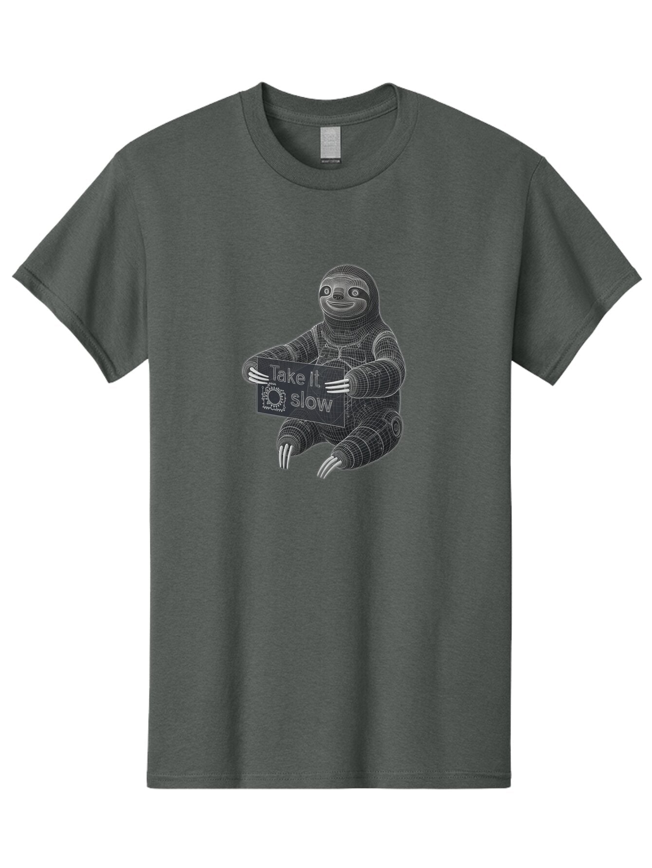 Take-It-Slow-Sloth Men'S Graphic Tee, 100% Cotton, Comfortable Casual Summer Wear, Machine Washable, Vintage Camera, Old Camera, Antique Camera, Black Camera, Classic Photography, Photography Equipment, Nostalgic Device, Film Camera, Baq103 13