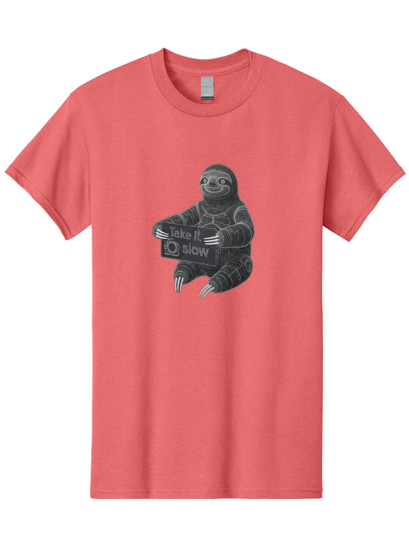 Take-It-Slow-Sloth Men'S Graphic Tee, 100% Cotton, Comfortable Casual Summer Wear, Machine Washable, Vintage Camera, Old Camera, Antique Camera, Black Camera, Classic Photography, Photography Equipment, Nostalgic Device, Film Camera, Baq103 12