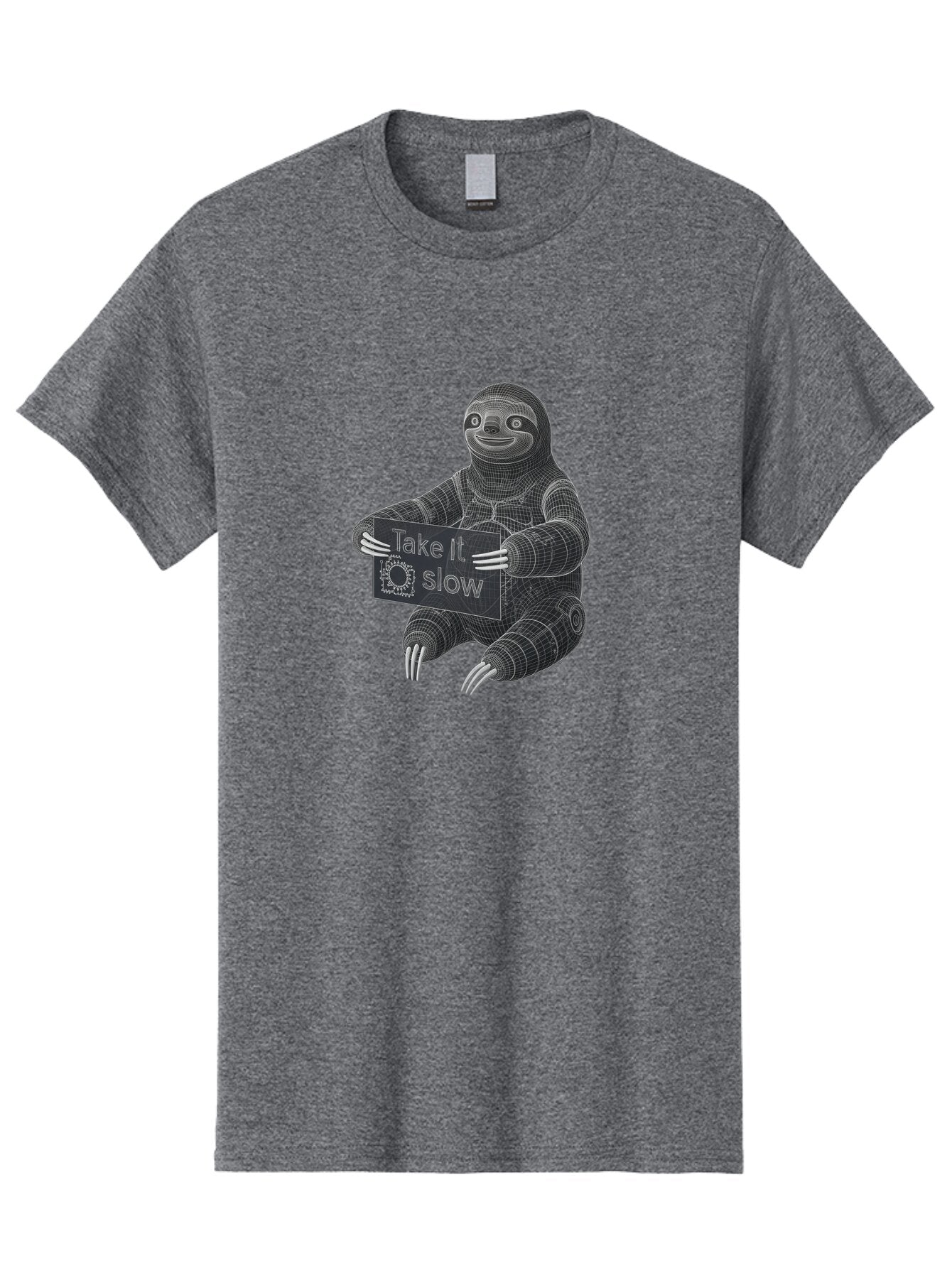 Take-It-Slow-Sloth Men'S Graphic Tee, 100% Cotton, Comfortable Casual Summer Wear, Machine Washable, Vintage Camera, Old Camera, Antique Camera, Black Camera, Classic Photography, Photography Equipment, Nostalgic Device, Film Camera, Baq103 11