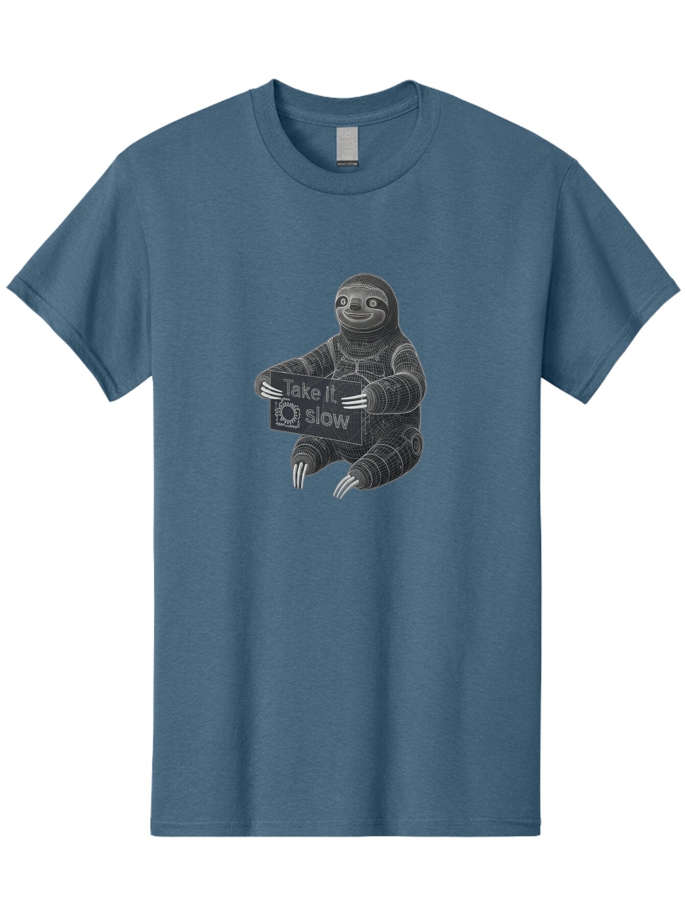 Take-It-Slow-Sloth Men'S Graphic Tee, 100% Cotton, Comfortable Casual Summer Wear, Machine Washable, Vintage Camera, Old Camera, Antique Camera, Black Camera, Classic Photography, Photography Equipment, Nostalgic Device, Film Camera, Baq103 10