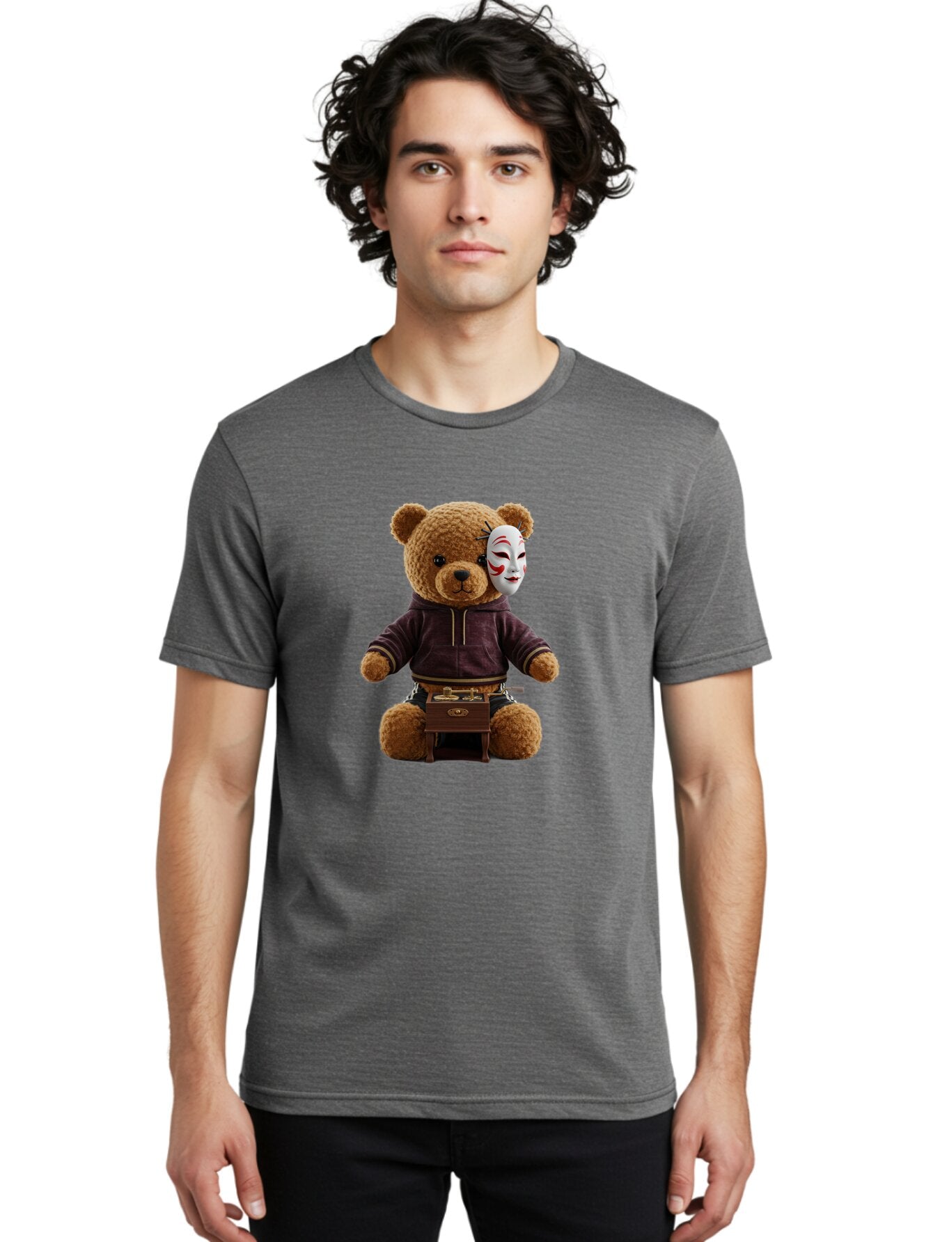 Teddy-2 Men'S Graphic Tee, 100% Cotton, Comfortable Casual Summer Wear, Machine Washable, Vintage Camera, Old Camera, Antique Camera, Black Camera, Classic Photography, Photography Equipment, Nostalgic Device, Film Camera, Camera Art Baq110 28