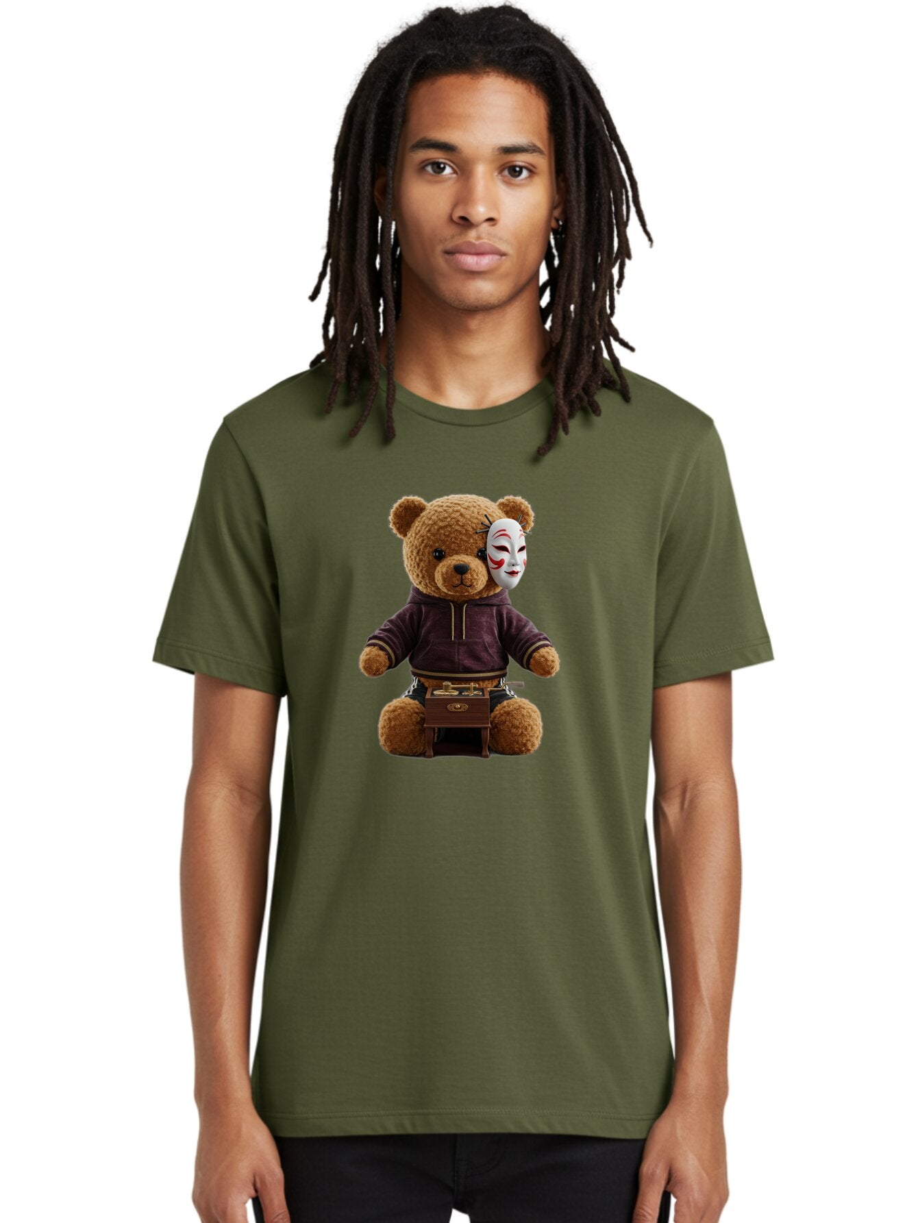 Teddy-2 Men'S Graphic Tee, 100% Cotton, Comfortable Casual Summer Wear, Machine Washable, Vintage Camera, Old Camera, Antique Camera, Black Camera, Classic Photography, Photography Equipment, Nostalgic Device, Film Camera, Camera Art Baq110 22