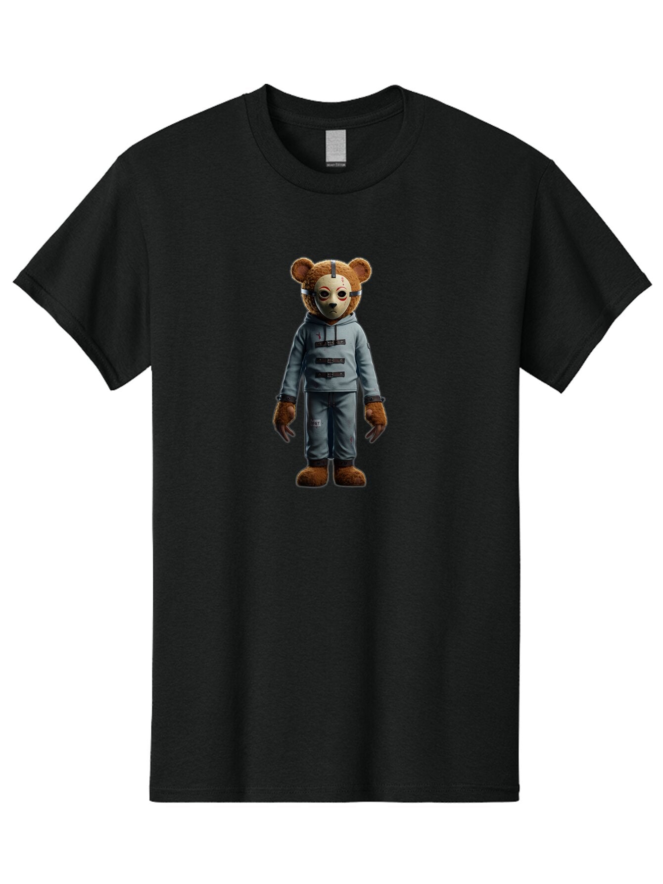Teddy-Bear-Mask Men'S Graphic Tee, 100% Cotton, Comfortable Casual Summer Wear, Machine Washable, Vintage Camera, Old Camera, Antique Camera, Black Camera, Classic Photography, Photography Equipment, Nostalgic Device, Film Camera, Camera Art Baq111 1