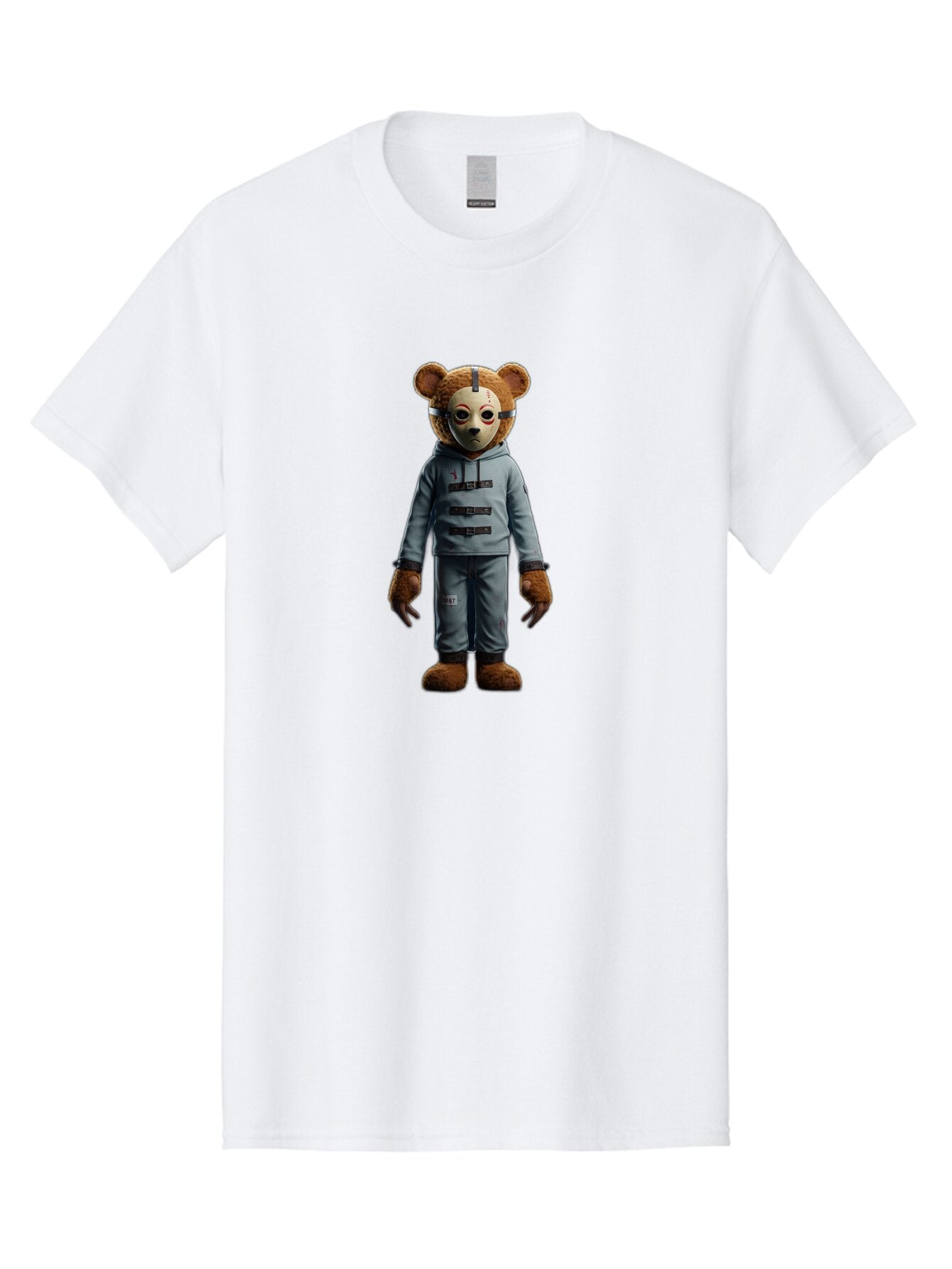 Teddy-Bear-Mask Men'S Graphic Tee, 100% Cotton, Comfortable Casual Summer Wear, Machine Washable, Vintage Camera, Old Camera, Antique Camera, Black Camera, Classic Photography, Photography Equipment, Nostalgic Device, Film Camera, Camera Art Baq111 4
