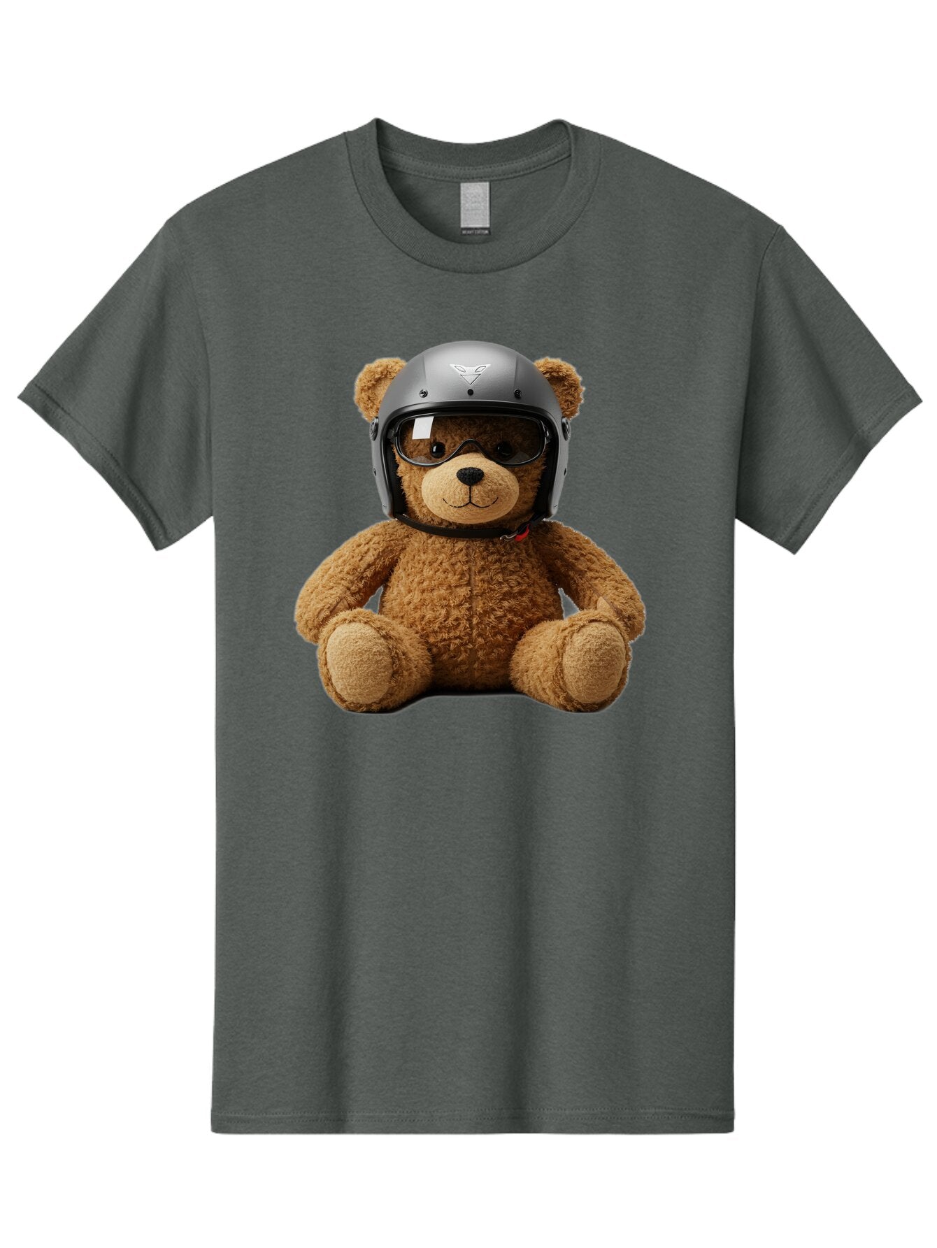 Teddy-Bear-With-Biker-Helmet Men'S Graphic Tee, 100% Cotton, Comfortable Casual Summer Wear, Machine Washable, Vintage Camera, Old Camera, Antique Camera, Black Camera, Classic Photography, Photography Equipment, Nostalgic Device, Film Camera, Baq112 12