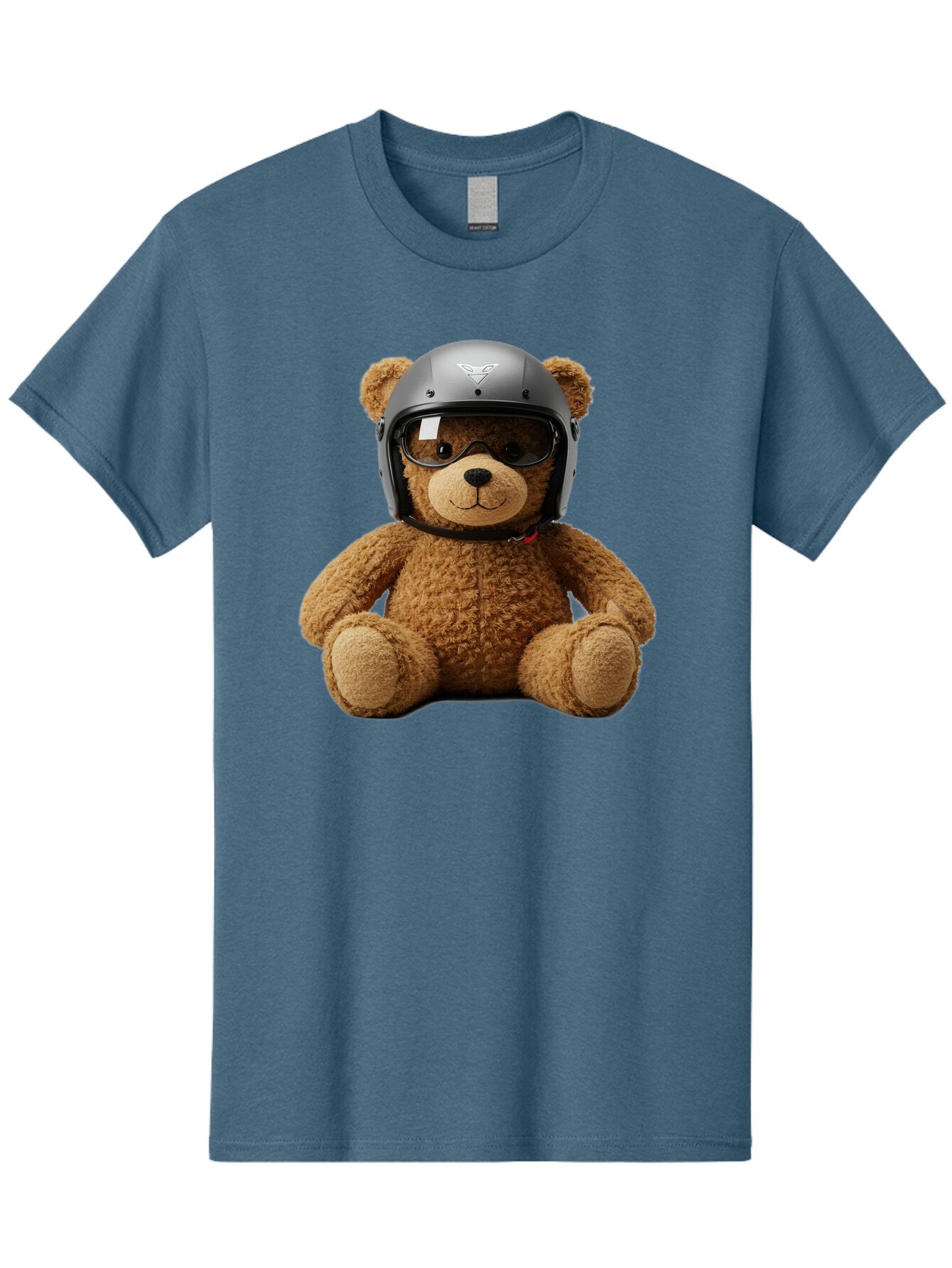 Teddy-Bear-With-Biker-Helmet Men'S Graphic Tee, 100% Cotton, Comfortable Casual Summer Wear, Machine Washable, Vintage Camera, Old Camera, Antique Camera, Black Camera, Classic Photography, Photography Equipment, Nostalgic Device, Film Camera, Baq112 4
