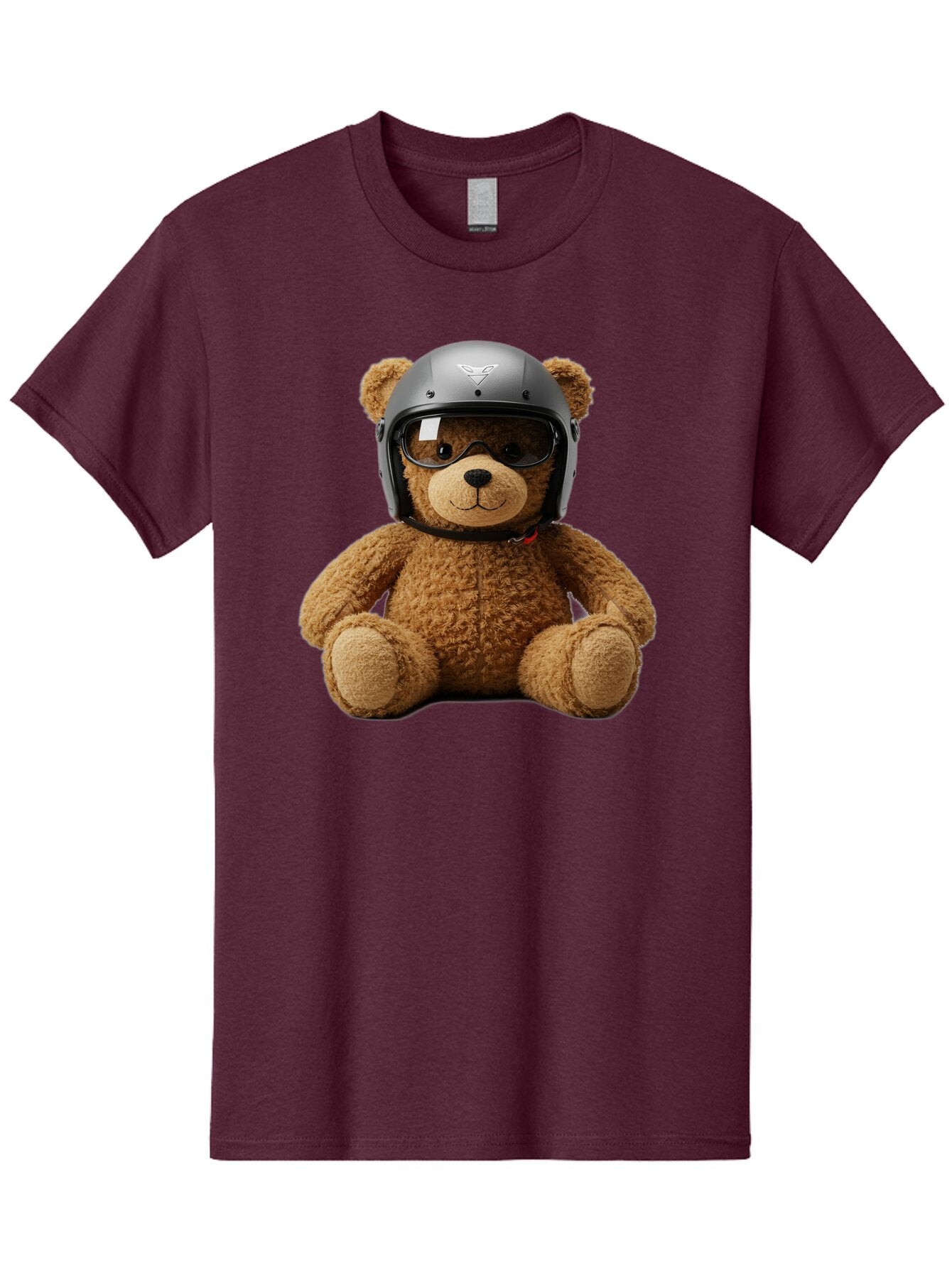 Teddy-Bear-With-Biker-Helmet Men'S Graphic Tee, 100% Cotton, Comfortable Casual Summer Wear, Machine Washable, Vintage Camera, Old Camera, Antique Camera, Black Camera, Classic Photography, Photography Equipment, Nostalgic Device, Film Camera, Baq112 9