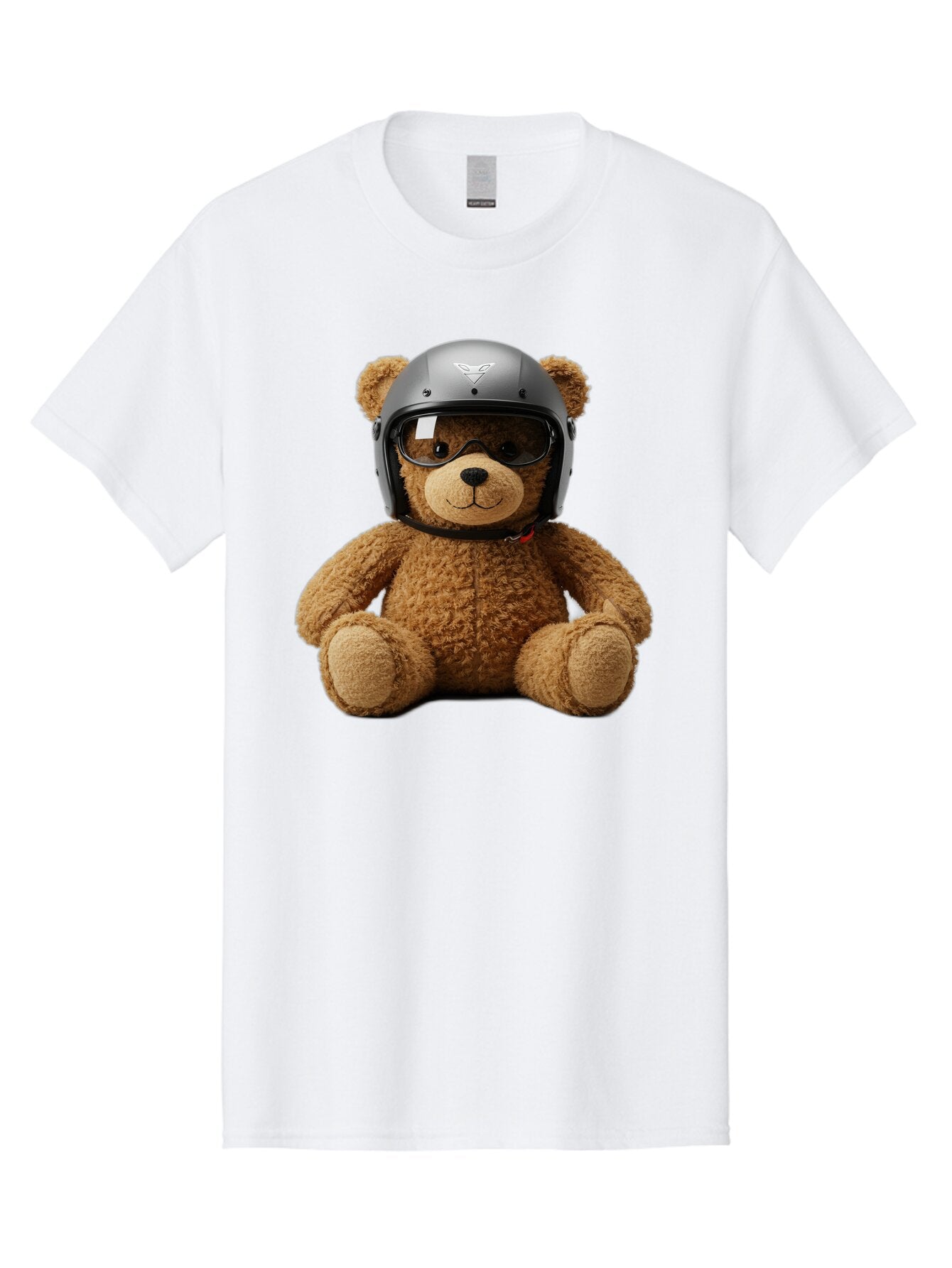 Teddy-Bear-With-Biker-Helmet Men'S Graphic Tee, 100% Cotton, Comfortable Casual Summer Wear, Machine Washable, Vintage Camera, Old Camera, Antique Camera, Black Camera, Classic Photography, Photography Equipment, Nostalgic Device, Film Camera, Baq112 7