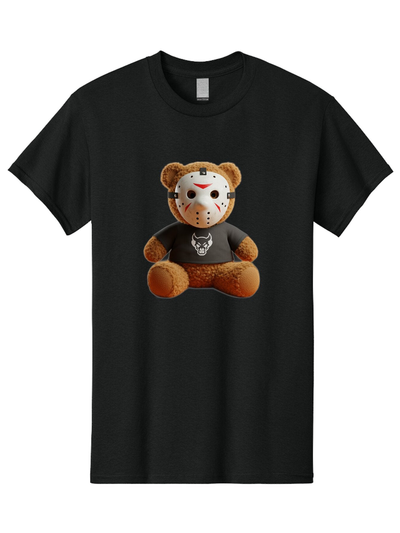 Teddy-Bear-With-Jason-Mask Men'S Graphic Tee, 100% Cotton, Comfortable Casual Summer Wear, Machine Washable, Vintage Camera, Old Camera, Antique Camera, Black Camera, Classic Photography, Photography Equipment, Nostalgic Device, Film Camera, Baq113 7