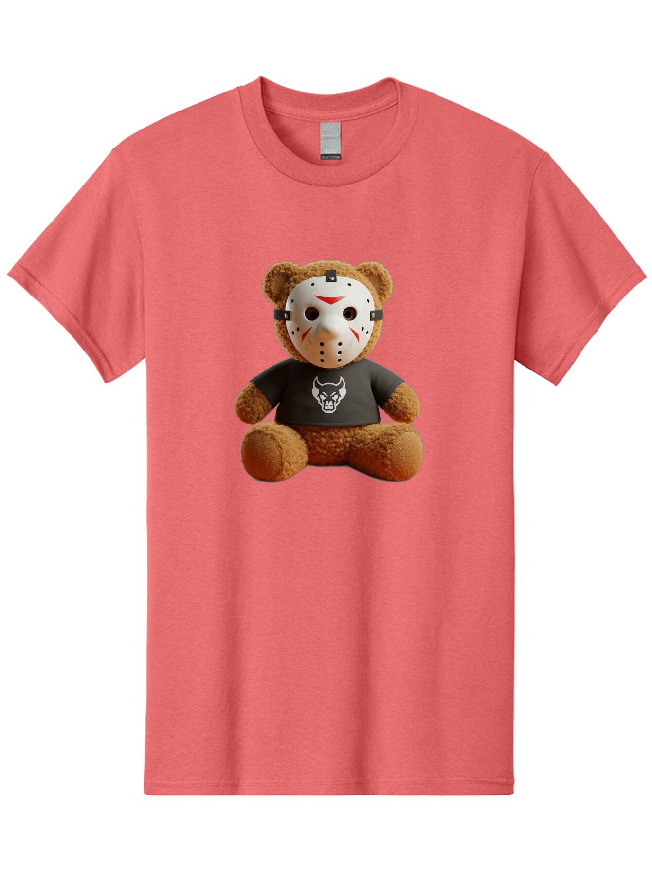 Teddy-Bear-With-Jason-Mask Men'S Graphic Tee, 100% Cotton, Comfortable Casual Summer Wear, Machine Washable, Vintage Camera, Old Camera, Antique Camera, Black Camera, Classic Photography, Photography Equipment, Nostalgic Device, Film Camera, Baq113 13