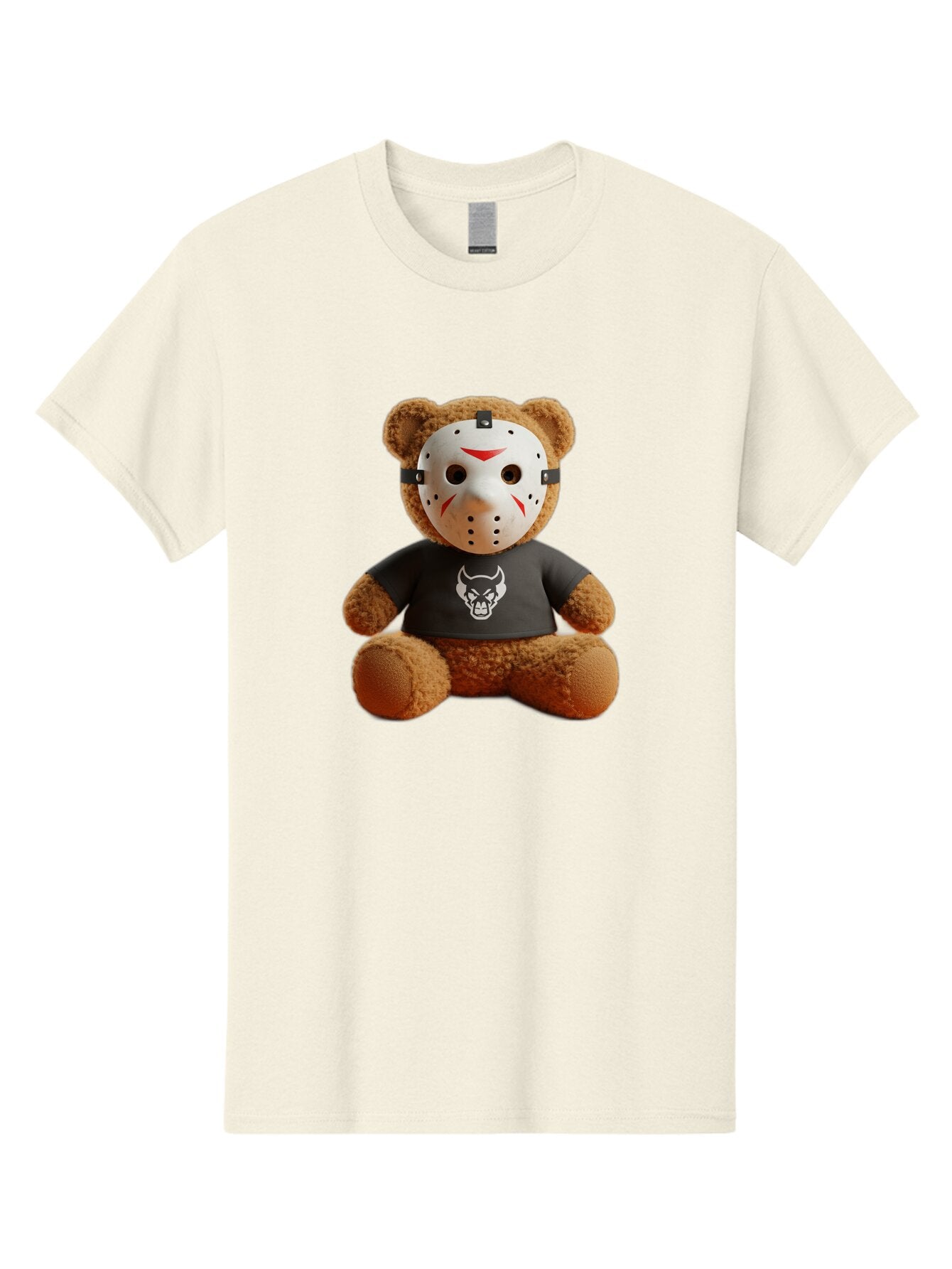 Teddy-Bear-With-Jason-Mask Men'S Graphic Tee, 100% Cotton, Comfortable Casual Summer Wear, Machine Washable, Vintage Camera, Old Camera, Antique Camera, Black Camera, Classic Photography, Photography Equipment, Nostalgic Device, Film Camera, Baq113 5