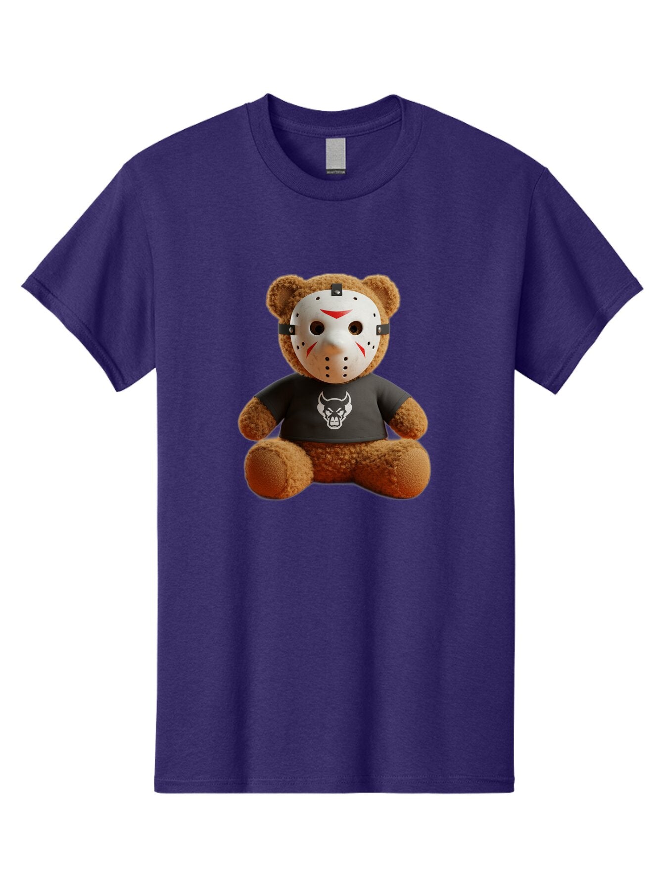 Teddy-Bear-With-Jason-Mask Men'S Graphic Tee, 100% Cotton, Comfortable Casual Summer Wear, Machine Washable, Vintage Camera, Old Camera, Antique Camera, Black Camera, Classic Photography, Photography Equipment, Nostalgic Device, Film Camera, Baq113 12