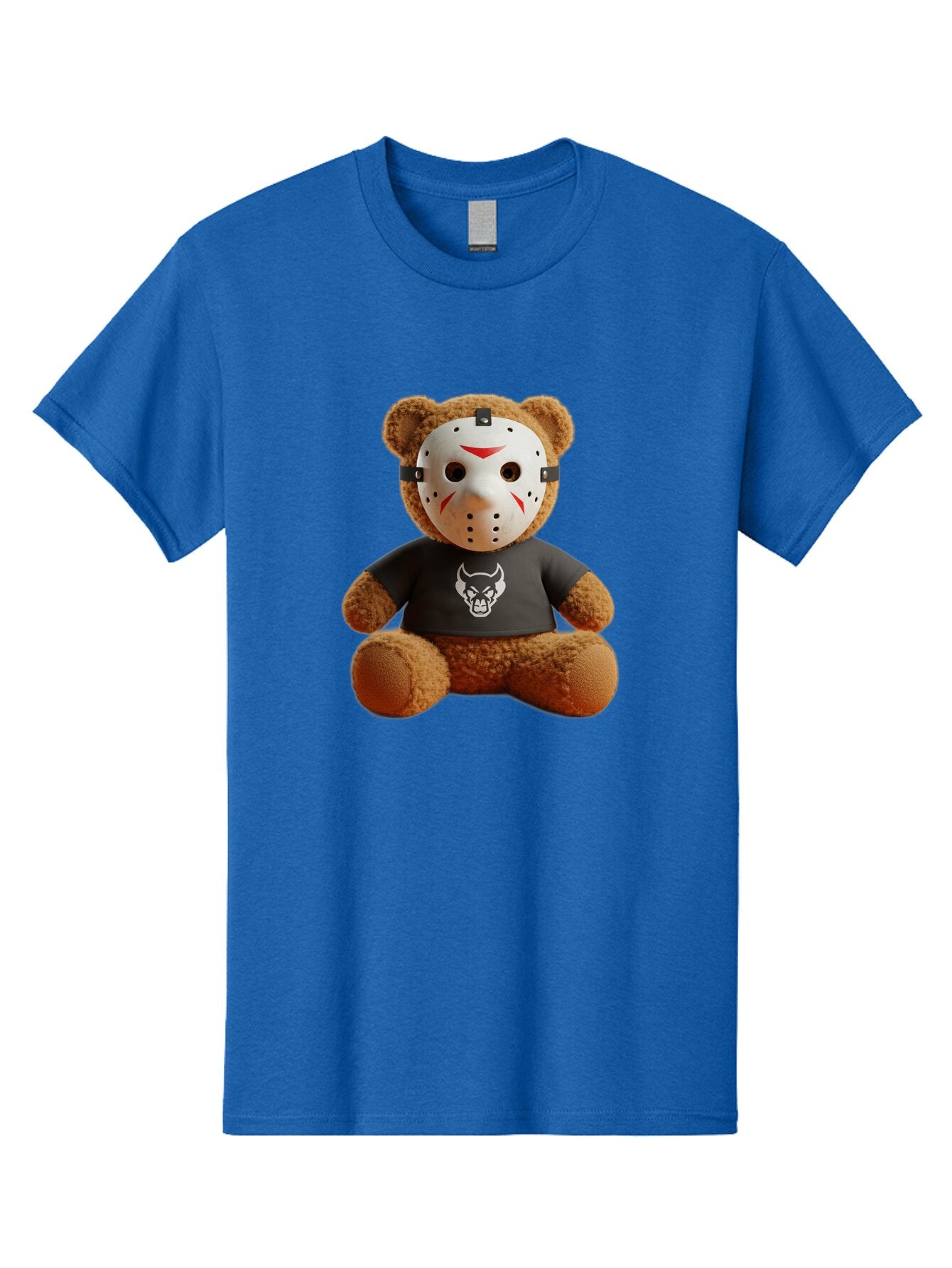 Teddy-Bear-With-Jason-Mask Men'S Graphic Tee, 100% Cotton, Comfortable Casual Summer Wear, Machine Washable, Vintage Camera, Old Camera, Antique Camera, Black Camera, Classic Photography, Photography Equipment, Nostalgic Device, Film Camera, Baq113 9