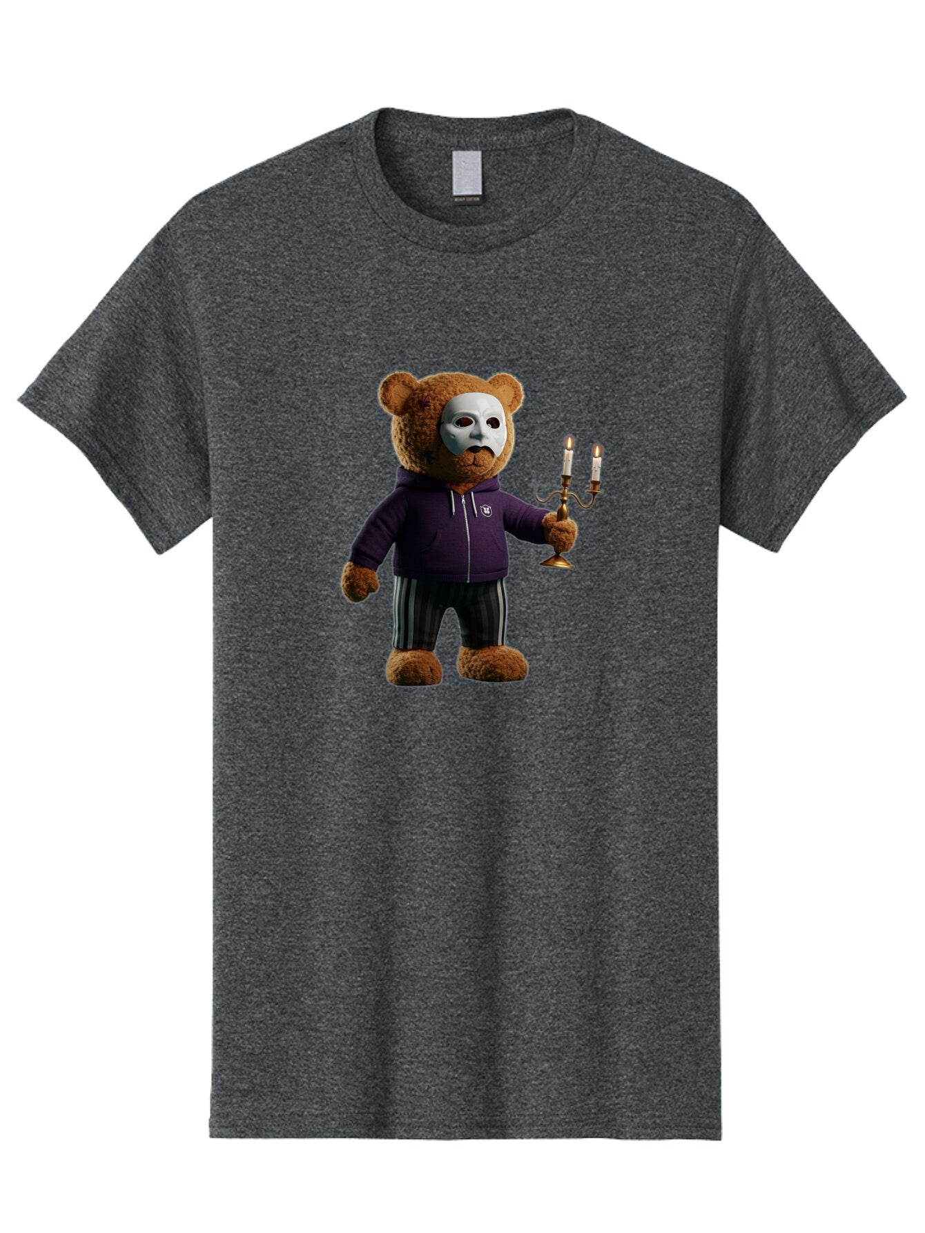 Teddy-Bear-With-Mask Men'S Graphic Tee, 100% Cotton, Comfortable Casual Summer Wear, Machine Washable, Vintage Camera, Old Camera, Antique Camera, Black Camera, Classic Photography, Photography Equipment, Nostalgic Device, Film Camera, Baq114 5