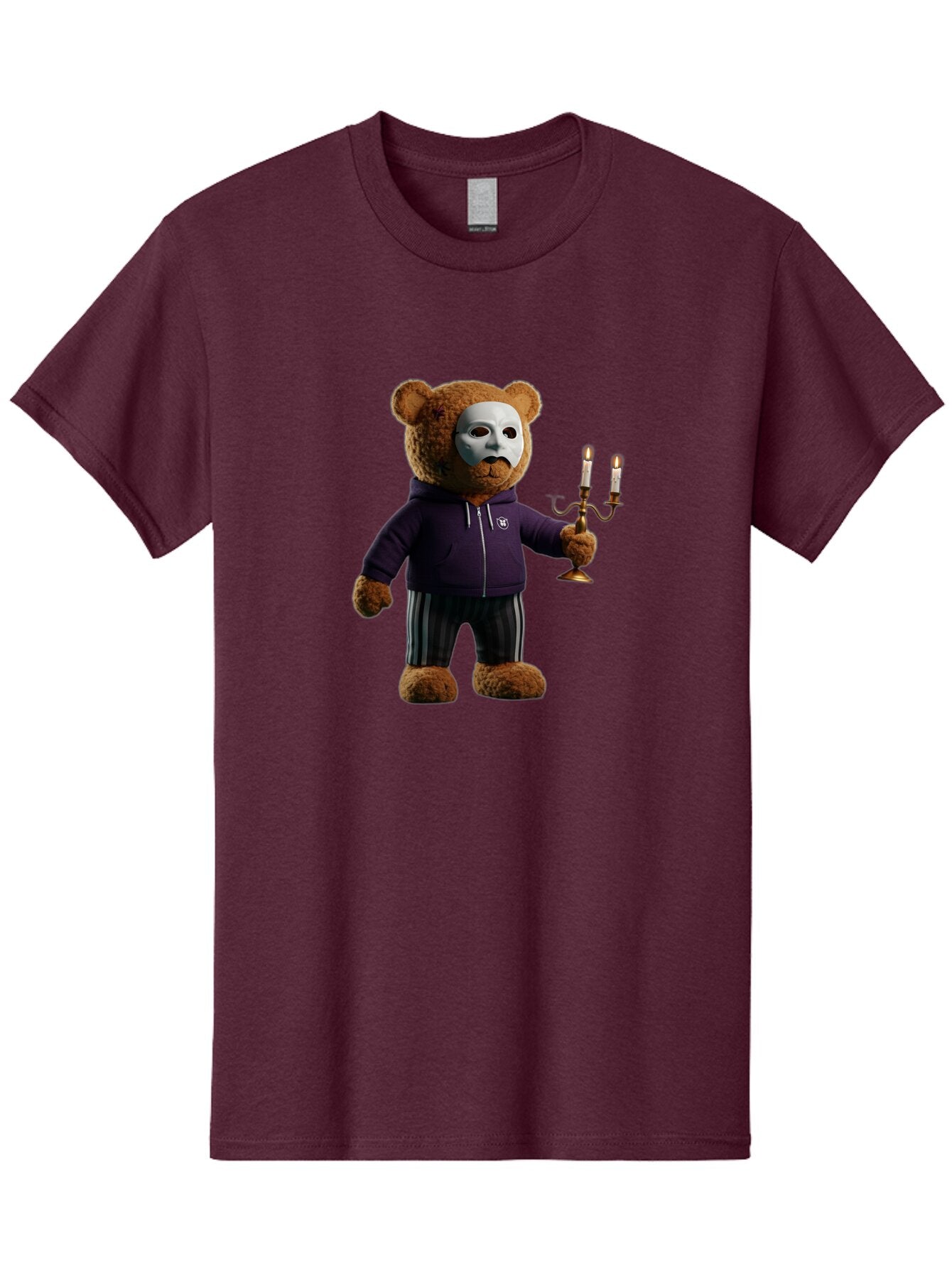 Teddy-Bear-With-Mask Men'S Graphic Tee, 100% Cotton, Comfortable Casual Summer Wear, Machine Washable, Vintage Camera, Old Camera, Antique Camera, Black Camera, Classic Photography, Photography Equipment, Nostalgic Device, Film Camera, Baq114 2