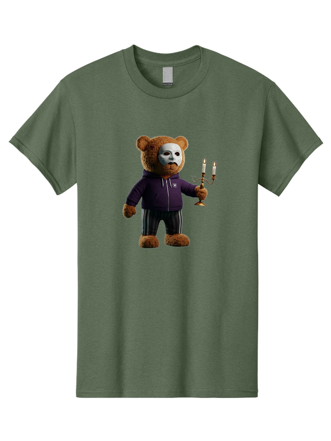 Teddy-Bear-With-Mask Men'S Graphic Tee, 100% Cotton, Comfortable Casual Summer Wear, Machine Washable, Vintage Camera, Old Camera, Antique Camera, Black Camera, Classic Photography, Photography Equipment, Nostalgic Device, Film Camera, Baq114 4