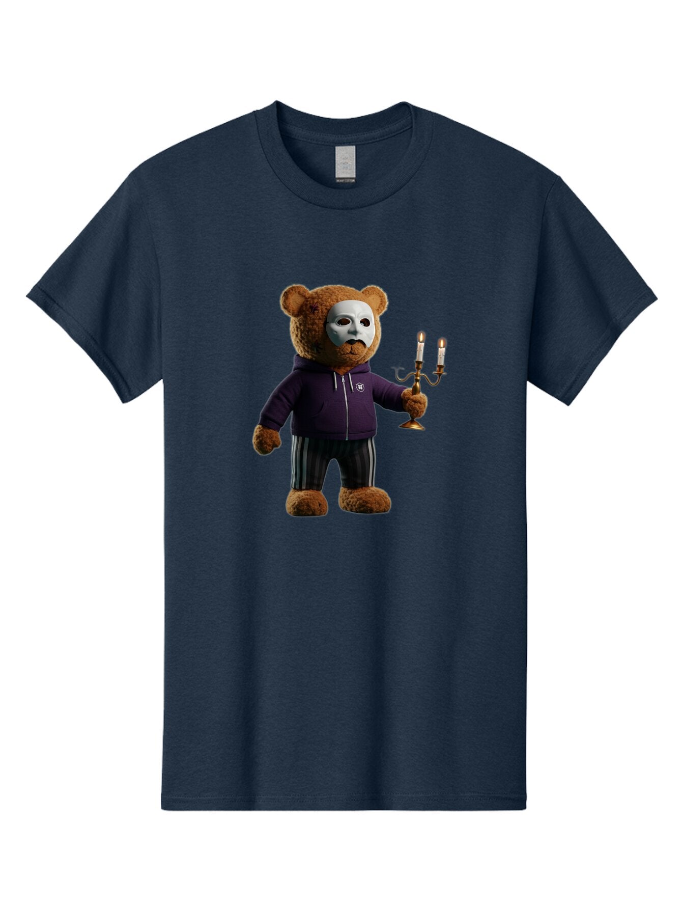 Teddy-Bear-With-Mask Men'S Graphic Tee, 100% Cotton, Comfortable Casual Summer Wear, Machine Washable, Vintage Camera, Old Camera, Antique Camera, Black Camera, Classic Photography, Photography Equipment, Nostalgic Device, Film Camera, Baq114 15