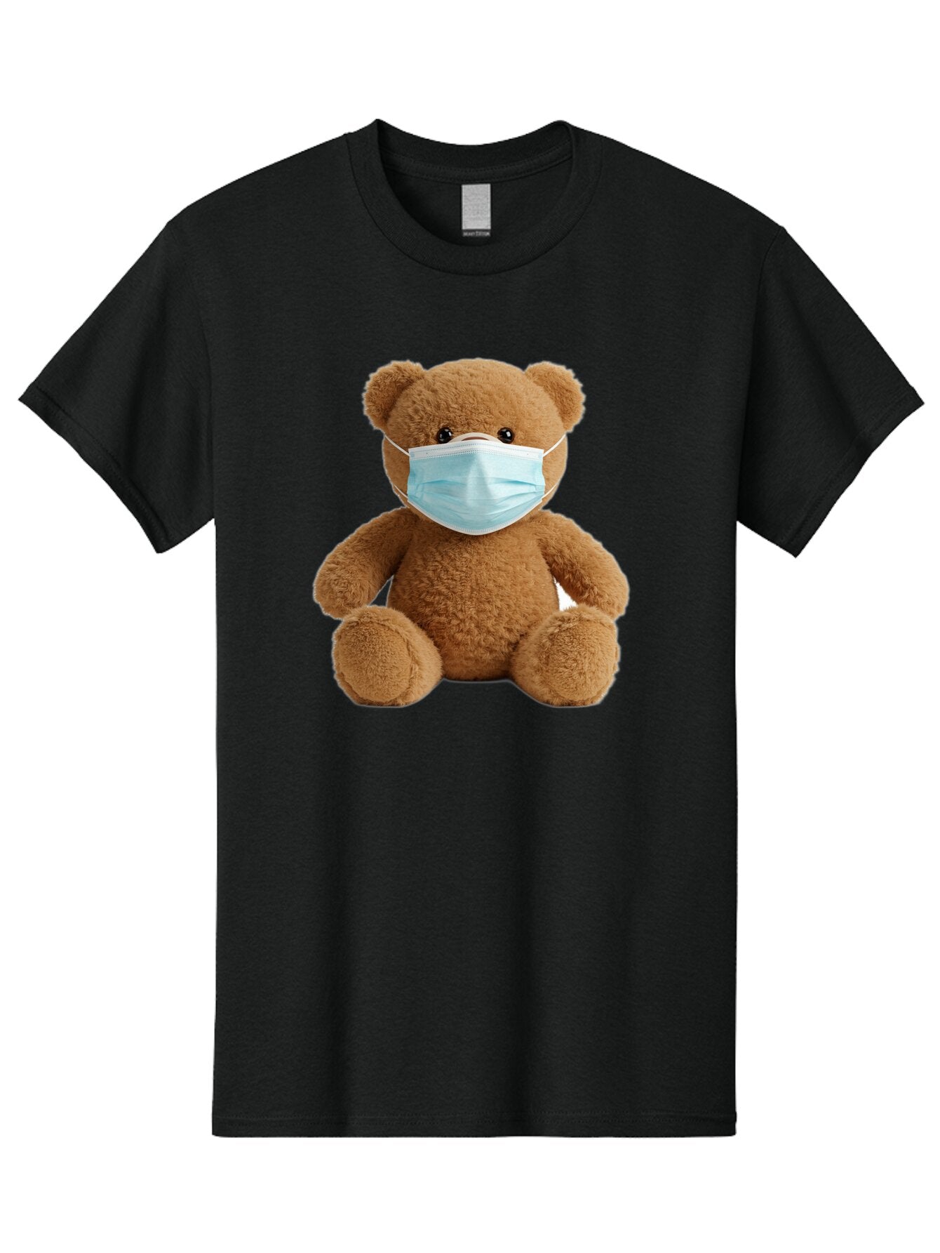 Teddy-Bear-With-Surgical-Mask Men'S Graphic Tee, 100% Cotton, Comfortable Casual Summer Wear, Machine Washable, Vintage Camera, Old Camera, Antique Camera, Black Camera, Classic Photography, Photography Equipment, Nostalgic Device, Baq115 14