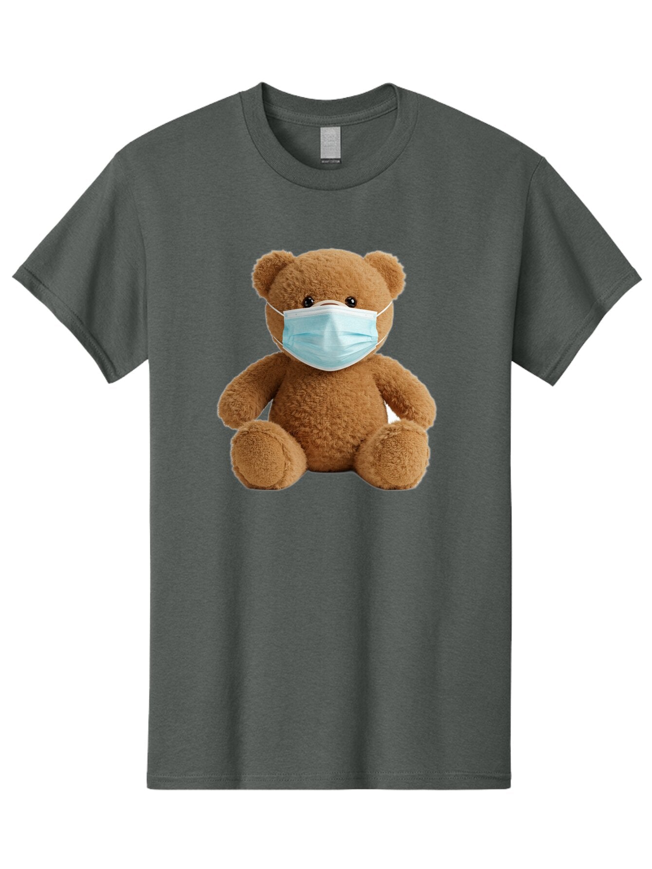 Teddy-Bear-With-Surgical-Mask Men'S Graphic Tee, 100% Cotton, Comfortable Casual Summer Wear, Machine Washable, Vintage Camera, Old Camera, Antique Camera, Black Camera, Classic Photography, Photography Equipment, Nostalgic Device, Baq115 13