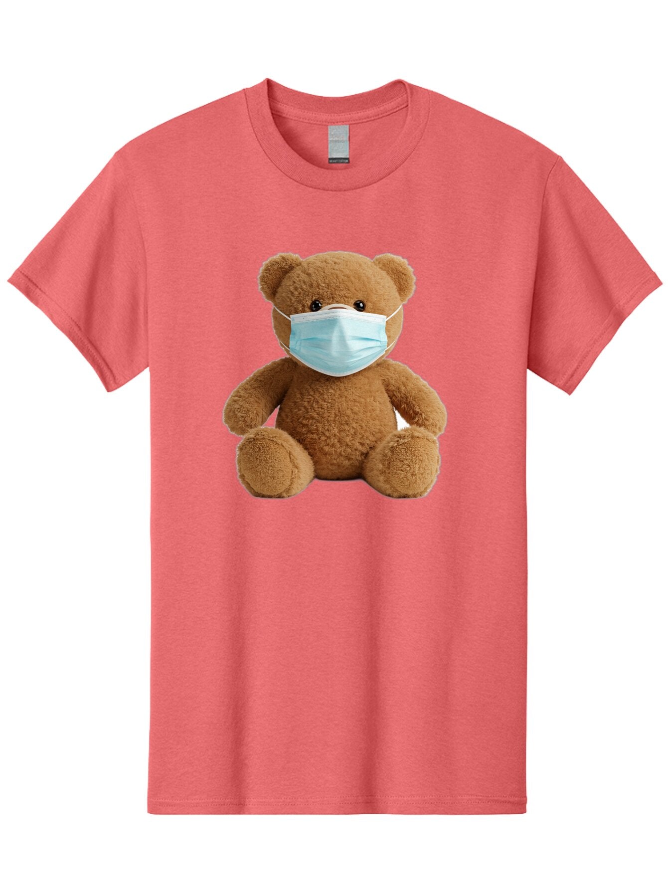Teddy-Bear-With-Surgical-Mask Men'S Graphic Tee, 100% Cotton, Comfortable Casual Summer Wear, Machine Washable, Vintage Camera, Old Camera, Antique Camera, Black Camera, Classic Photography, Photography Equipment, Nostalgic Device, Baq115 5