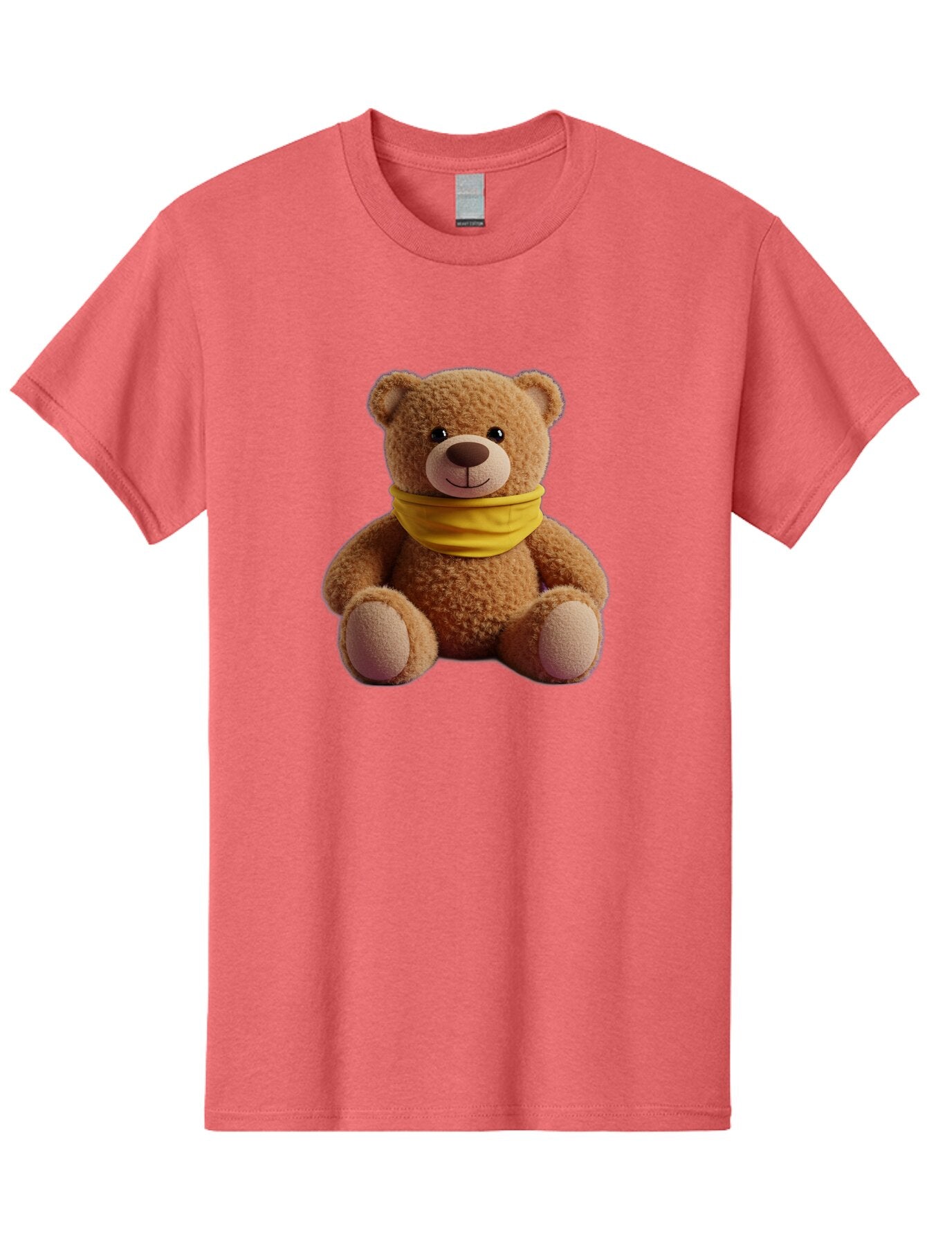 Teddy-Bear-With-Yellow-Bandana Men'S Graphic Tee, 100% Cotton, Comfortable Casual Summer Wear, Machine Washable, Vintage Camera, Old Camera, Antique Camera, Black Camera, Classic Photography, Photography Equipment, Nostalgic Device, Baq116 9