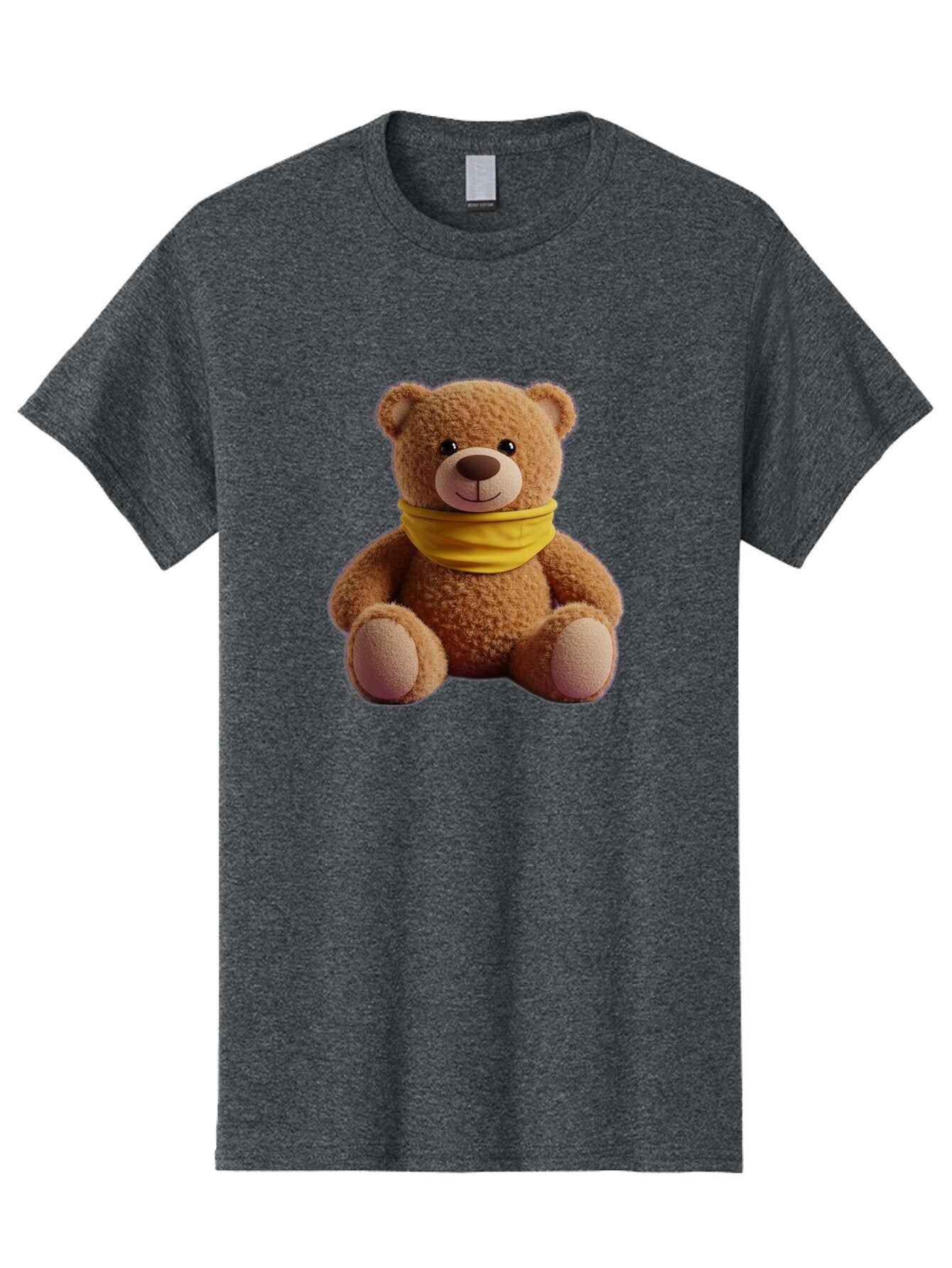 Teddy-Bear-With-Yellow-Bandana Men'S Graphic Tee, 100% Cotton, Comfortable Casual Summer Wear, Machine Washable, Vintage Camera, Old Camera, Antique Camera, Black Camera, Classic Photography, Photography Equipment, Nostalgic Device, Baq116 8