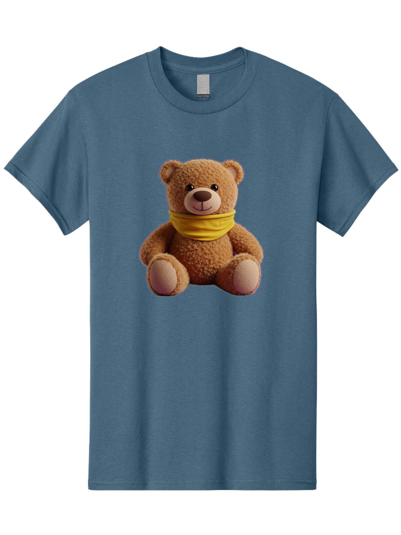 Teddy-Bear-With-Yellow-Bandana Men'S Graphic Tee, 100% Cotton, Comfortable Casual Summer Wear, Machine Washable, Vintage Camera, Old Camera, Antique Camera, Black Camera, Classic Photography, Photography Equipment, Nostalgic Device, Baq116 14