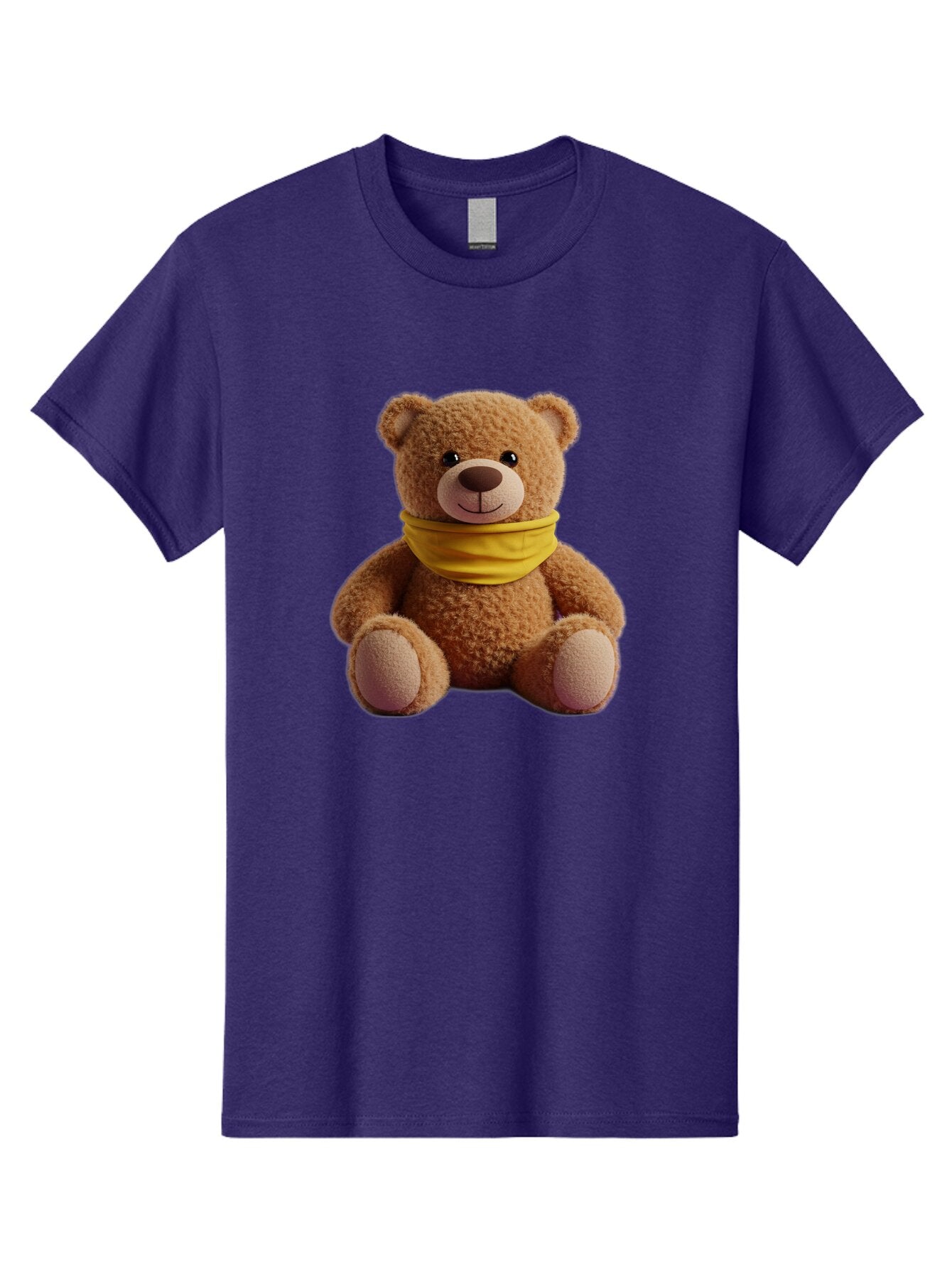 Teddy-Bear-With-Yellow-Bandana Men'S Graphic Tee, 100% Cotton, Comfortable Casual Summer Wear, Machine Washable, Vintage Camera, Old Camera, Antique Camera, Black Camera, Classic Photography, Photography Equipment, Nostalgic Device, Baq116 6