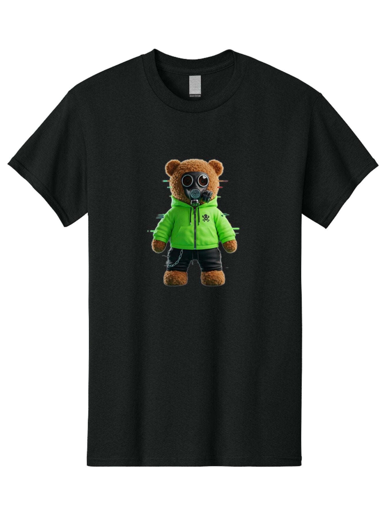 Teddy-Gas-Mask Men'S Graphic Tee, 100% Cotton, Comfortable Casual Summer Wear, Machine Washable, Vintage Camera, Old Camera, Antique Camera, Black Camera, Classic Photography, Photography Equipment, Nostalgic Device, Film Camera, Camera Art Baq118 6