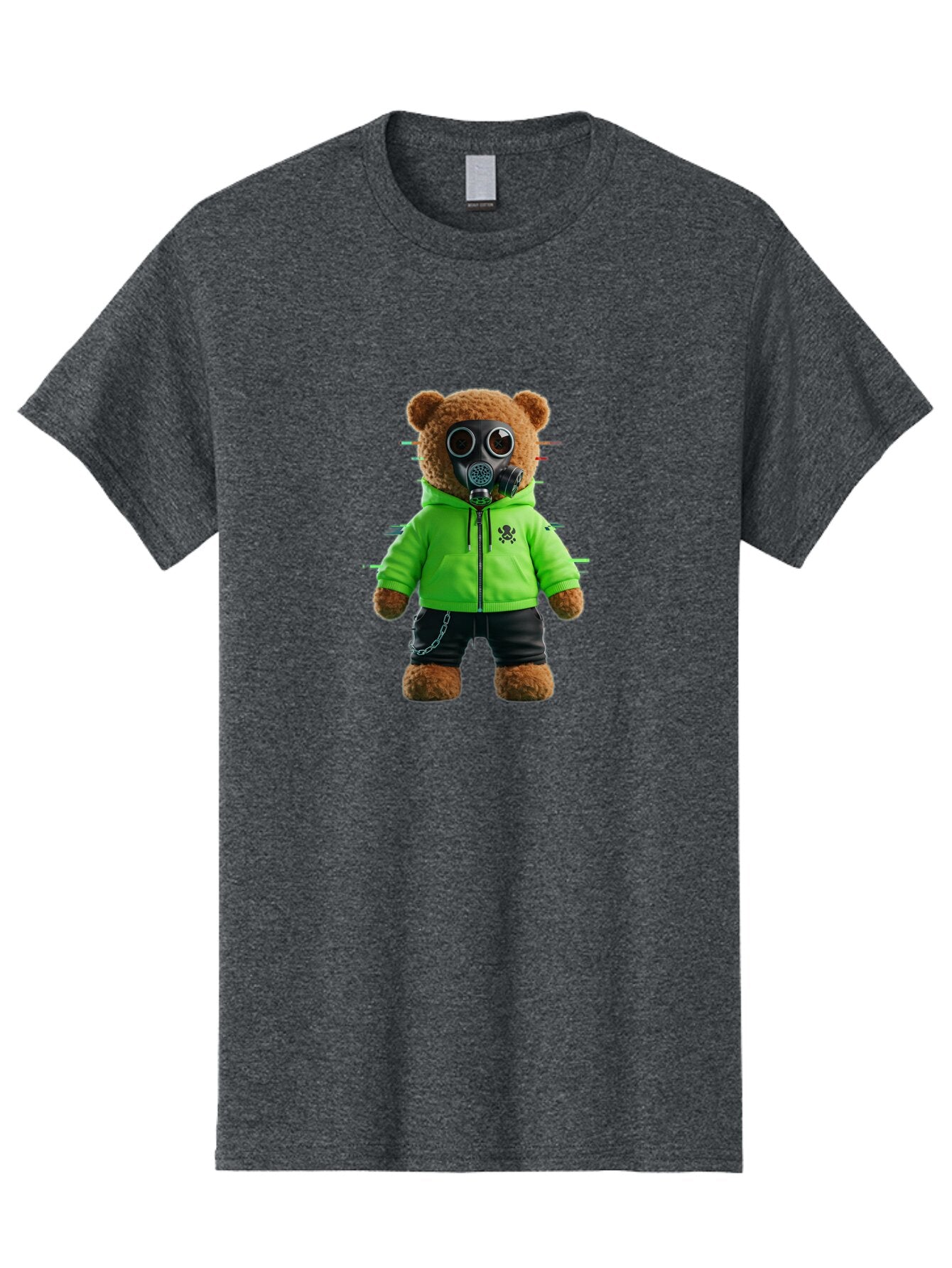 Teddy-Gas-Mask Men'S Graphic Tee, 100% Cotton, Comfortable Casual Summer Wear, Machine Washable, Vintage Camera, Old Camera, Antique Camera, Black Camera, Classic Photography, Photography Equipment, Nostalgic Device, Film Camera, Camera Art Baq118 11