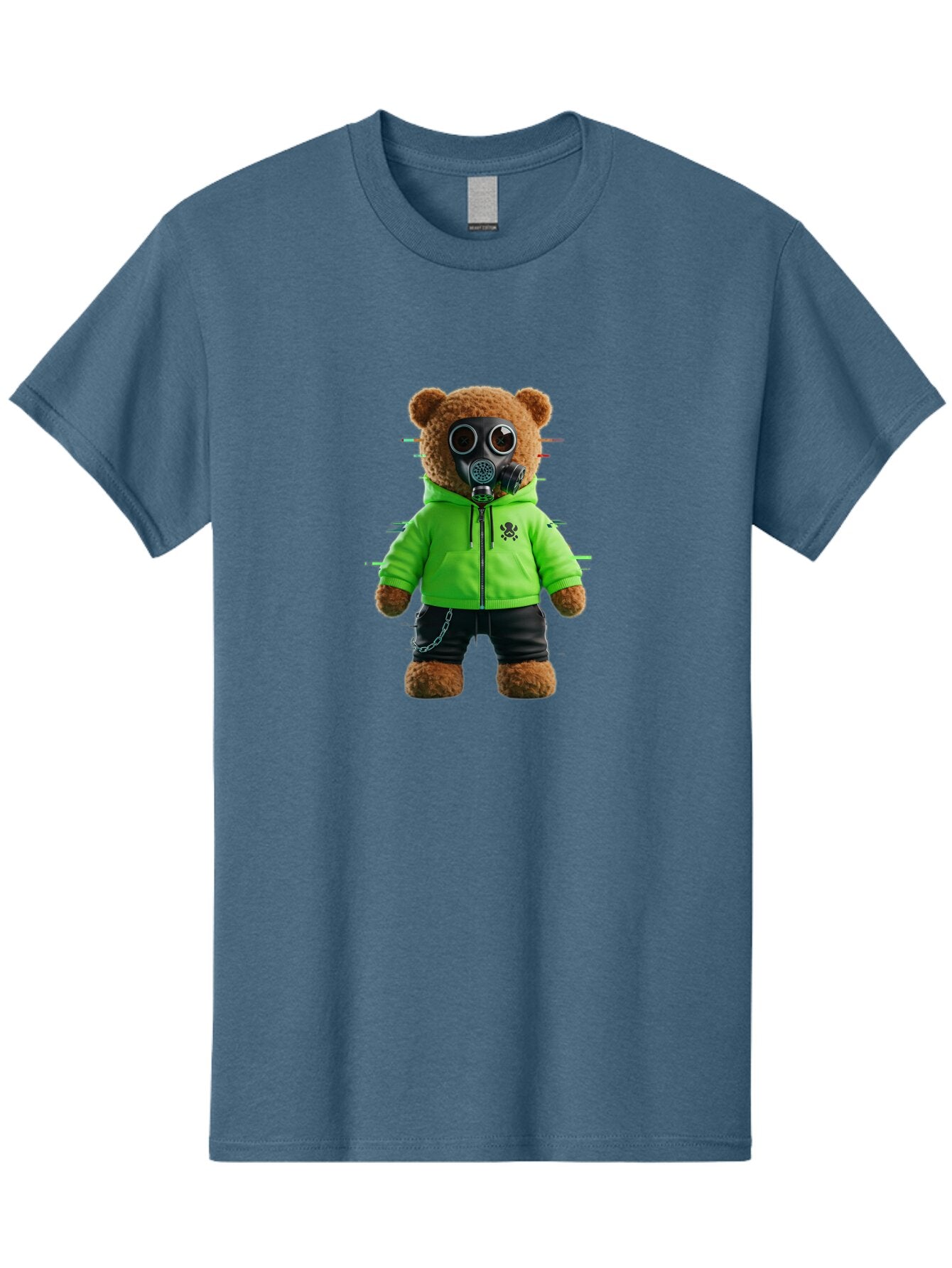 Teddy-Gas-Mask Men'S Graphic Tee, 100% Cotton, Comfortable Casual Summer Wear, Machine Washable, Vintage Camera, Old Camera, Antique Camera, Black Camera, Classic Photography, Photography Equipment, Nostalgic Device, Film Camera, Camera Art Baq118 4