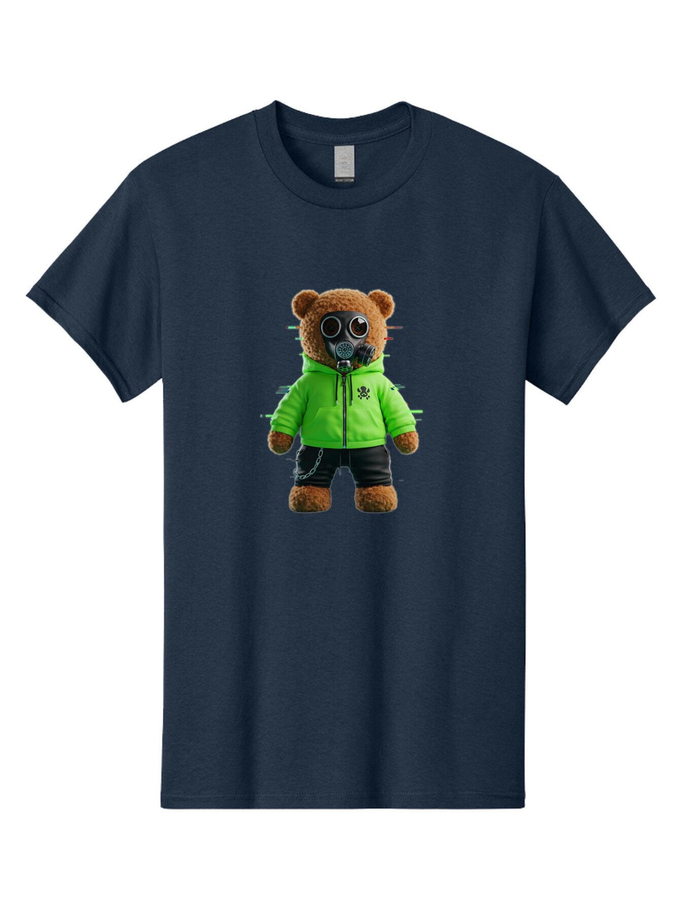 Teddy-Gas-Mask Men'S Graphic Tee, 100% Cotton, Comfortable Casual Summer Wear, Machine Washable, Vintage Camera, Old Camera, Antique Camera, Black Camera, Classic Photography, Photography Equipment, Nostalgic Device, Film Camera, Camera Art Baq118 3