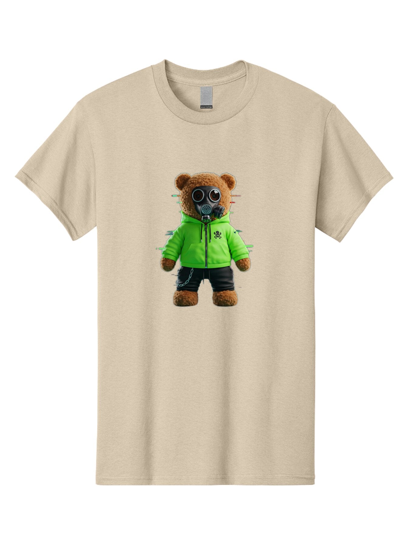 Teddy-Gas-Mask Men'S Graphic Tee, 100% Cotton, Comfortable Casual Summer Wear, Machine Washable, Vintage Camera, Old Camera, Antique Camera, Black Camera, Classic Photography, Photography Equipment, Nostalgic Device, Film Camera, Camera Art Baq118 13