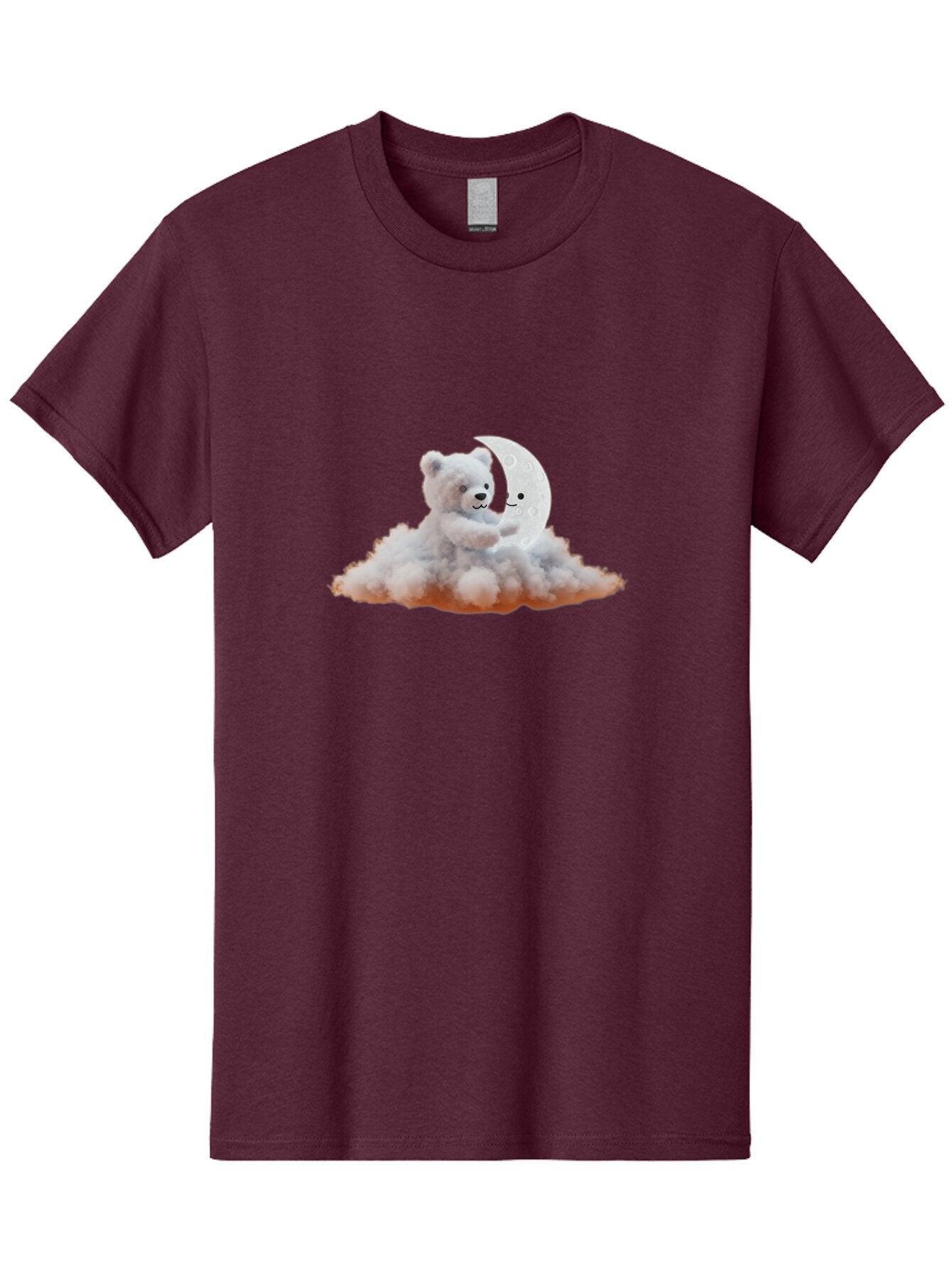 Teddy-Hugging-Moon Men'S Graphic Tee, 100% Cotton, Comfortable Casual Summer Wear, Machine Washable, Vintage Camera, Old Camera, Antique Camera, Black Camera, Classic Photography, Photography Equipment, Nostalgic Device, Film Camera, Baq119 3