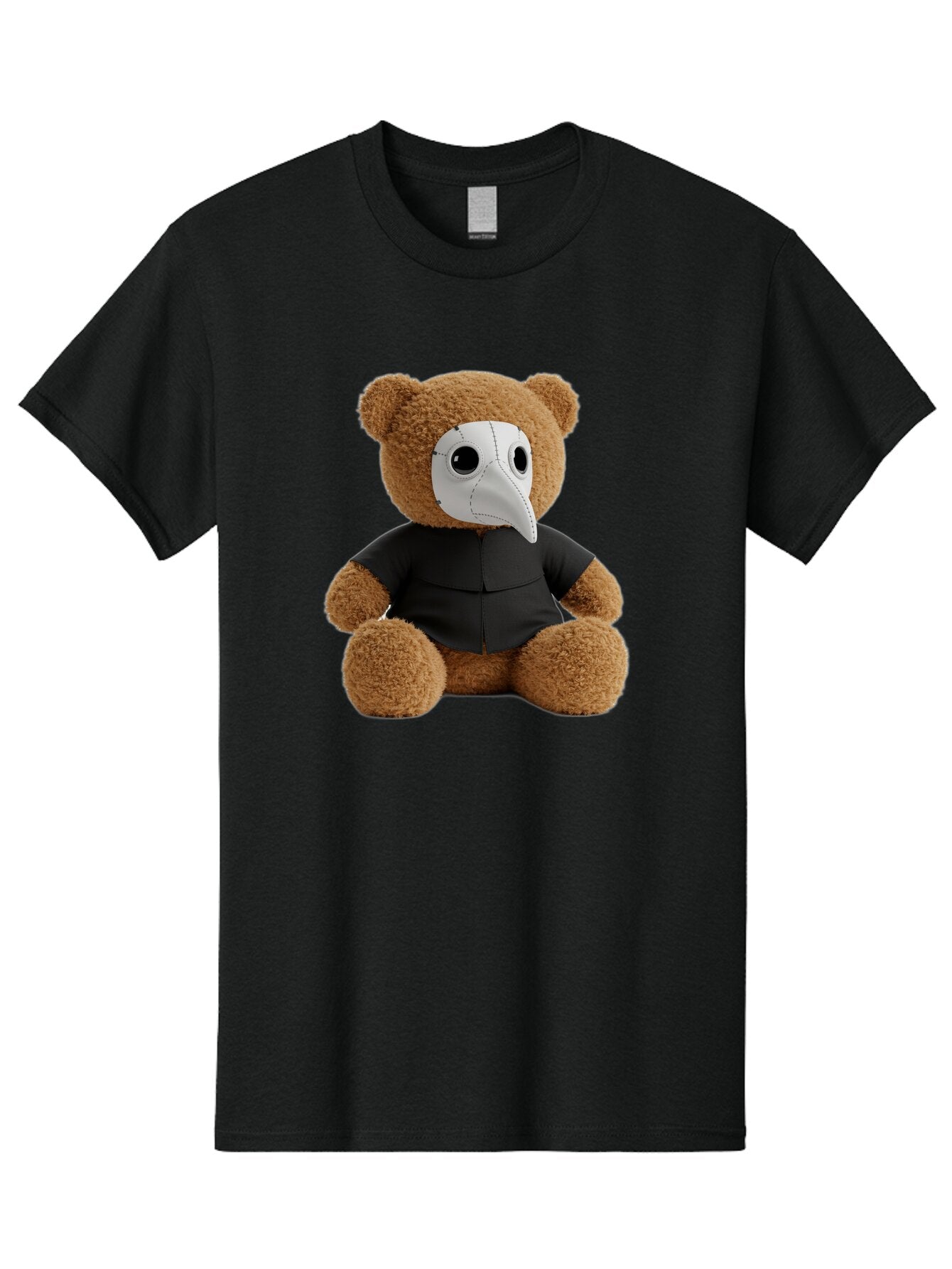 Teddy-In-Plague-Mask Men'S Graphic Tee, 100% Cotton, Comfortable Casual Summer Wear, Machine Washable, Vintage Camera, Old Camera, Antique Camera, Black Camera, Classic Photography, Photography Equipment, Nostalgic Device, Film Camera, Baq120 14