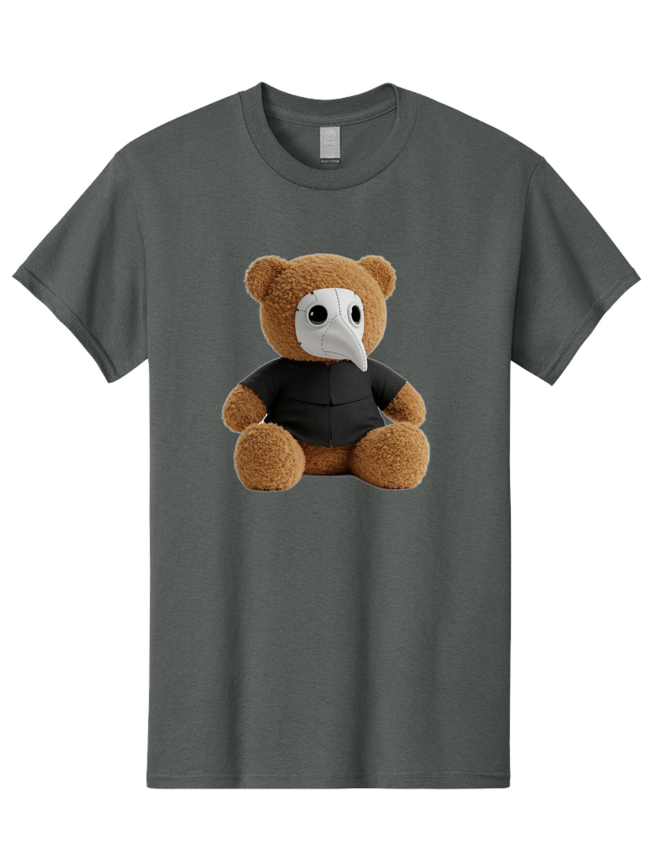 Teddy-In-Plague-Mask Men'S Graphic Tee, 100% Cotton, Comfortable Casual Summer Wear, Machine Washable, Vintage Camera, Old Camera, Antique Camera, Black Camera, Classic Photography, Photography Equipment, Nostalgic Device, Film Camera, Baq120 7