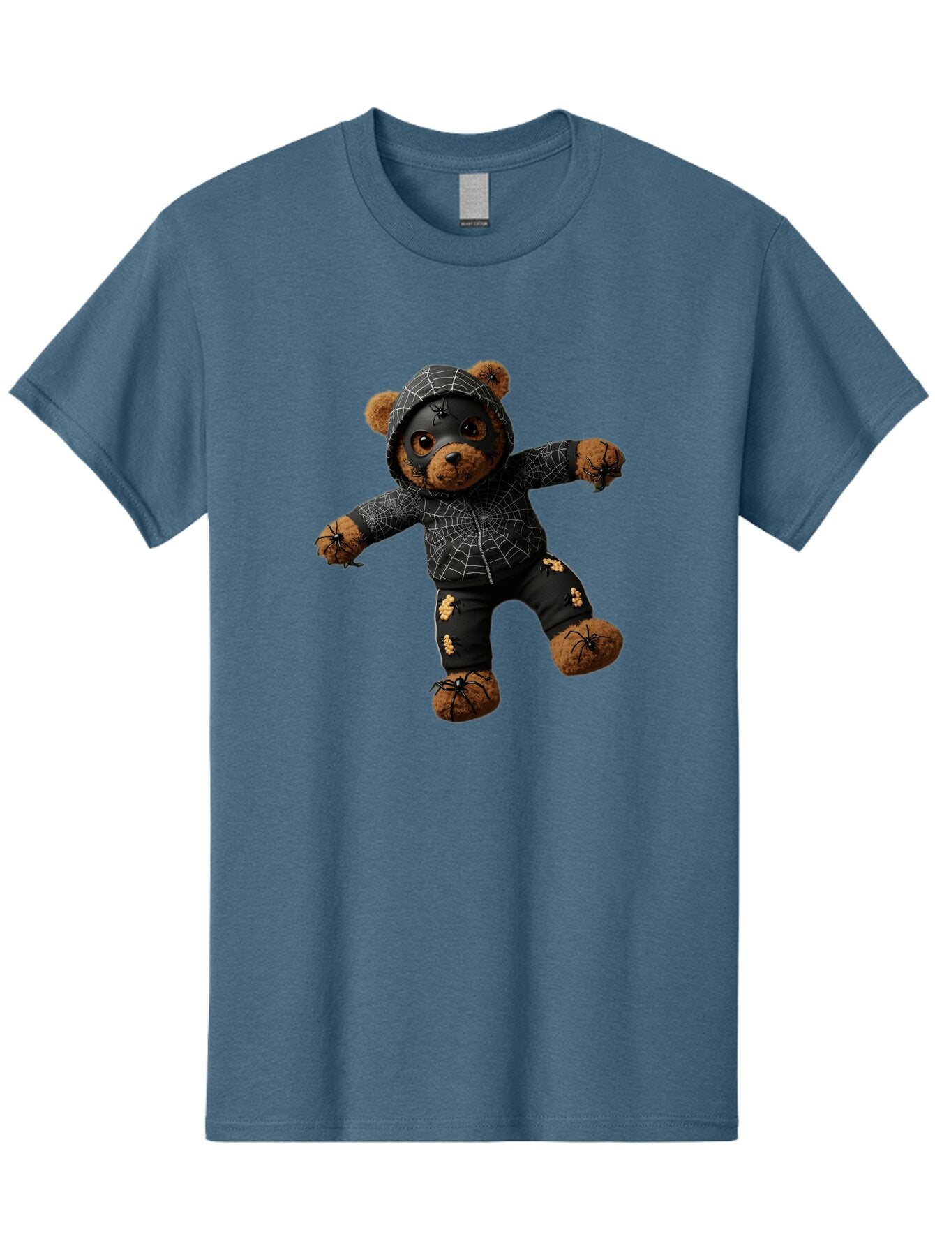 Teddy-In-Spider-Costume Men'S Graphic Tee, 100% Cotton, Comfortable Casual Summer Wear, Machine Washable, Vintage Camera, Old Camera, Antique Camera, Black Camera, Classic Photography, Photography Equipment, Nostalgic Device, Film Camera, Baq121 13