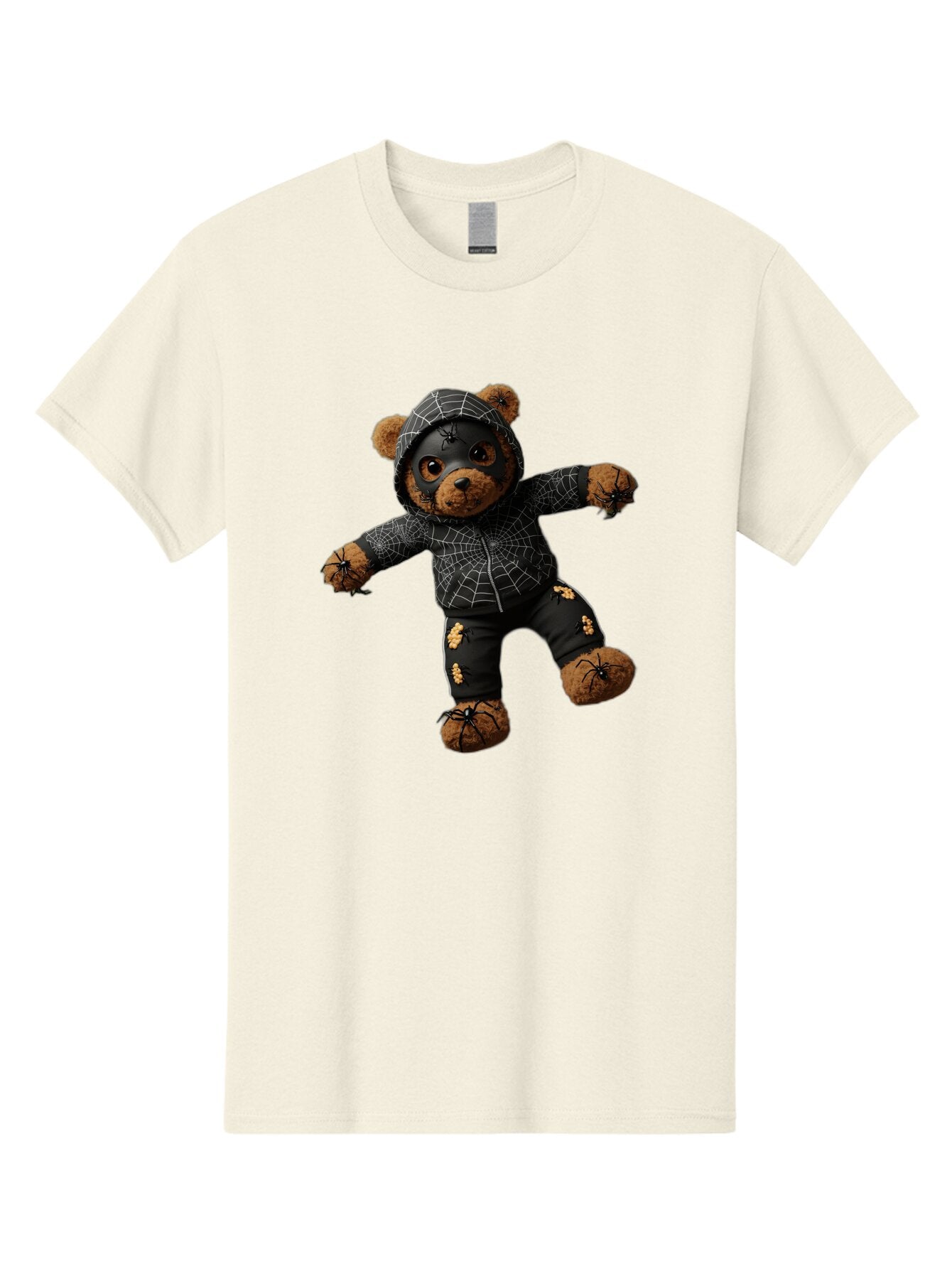 Teddy-In-Spider-Costume Men'S Graphic Tee, 100% Cotton, Comfortable Casual Summer Wear, Machine Washable, Vintage Camera, Old Camera, Antique Camera, Black Camera, Classic Photography, Photography Equipment, Nostalgic Device, Film Camera, Baq121 8
