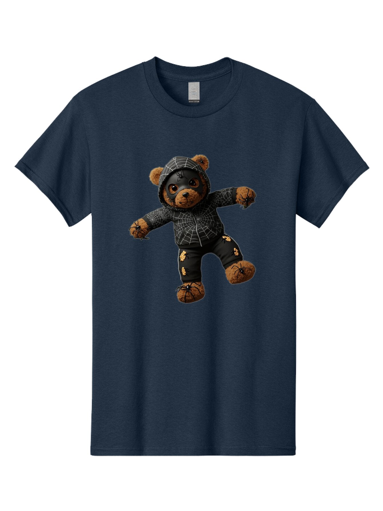 Teddy-In-Spider-Costume Men'S Graphic Tee, 100% Cotton, Comfortable Casual Summer Wear, Machine Washable, Vintage Camera, Old Camera, Antique Camera, Black Camera, Classic Photography, Photography Equipment, Nostalgic Device, Film Camera, Baq121 11