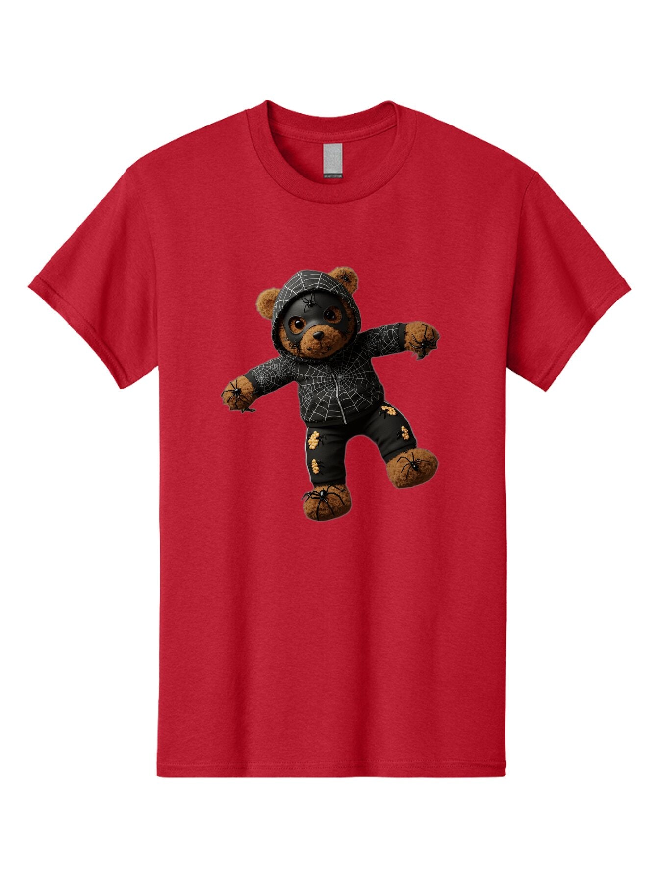 Teddy-In-Spider-Costume Men'S Graphic Tee, 100% Cotton, Comfortable Casual Summer Wear, Machine Washable, Vintage Camera, Old Camera, Antique Camera, Black Camera, Classic Photography, Photography Equipment, Nostalgic Device, Film Camera, Baq121 15