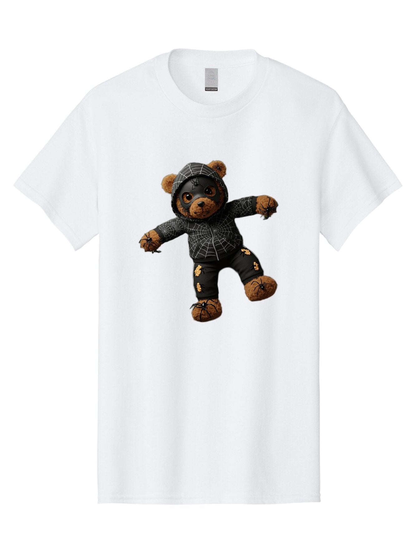 Teddy-In-Spider-Costume Men'S Graphic Tee, 100% Cotton, Comfortable Casual Summer Wear, Machine Washable, Vintage Camera, Old Camera, Antique Camera, Black Camera, Classic Photography, Photography Equipment, Nostalgic Device, Film Camera, Baq121 10