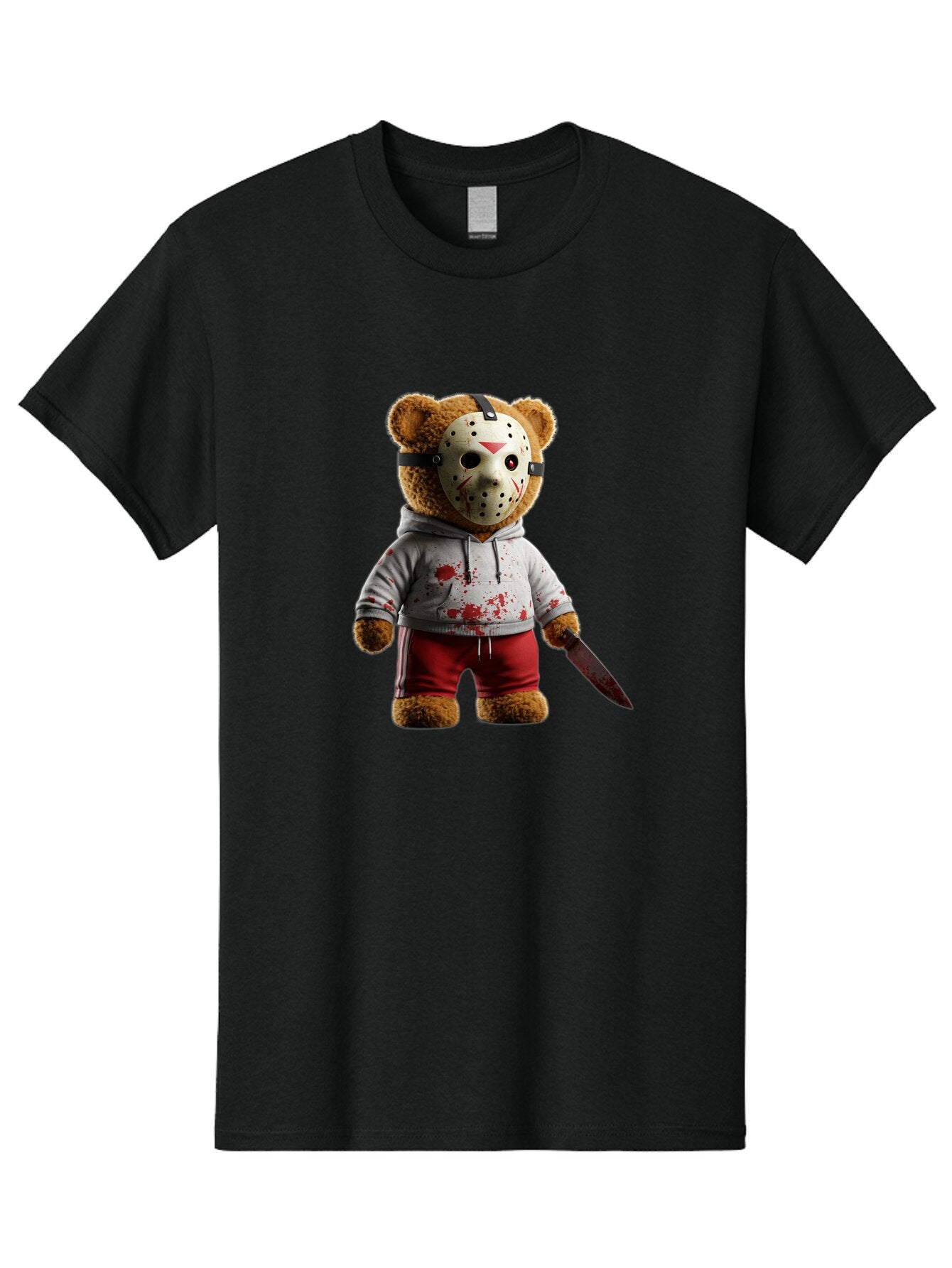 Teddy-Jason-Voorhees Men'S Graphic Tee, 100% Cotton, Comfortable Casual Summer Wear, Machine Washable, Vintage Camera, Old Camera, Antique Camera, Black Camera, Classic Photography, Photography Equipment, Nostalgic Device, Film Camera, Baq123 12