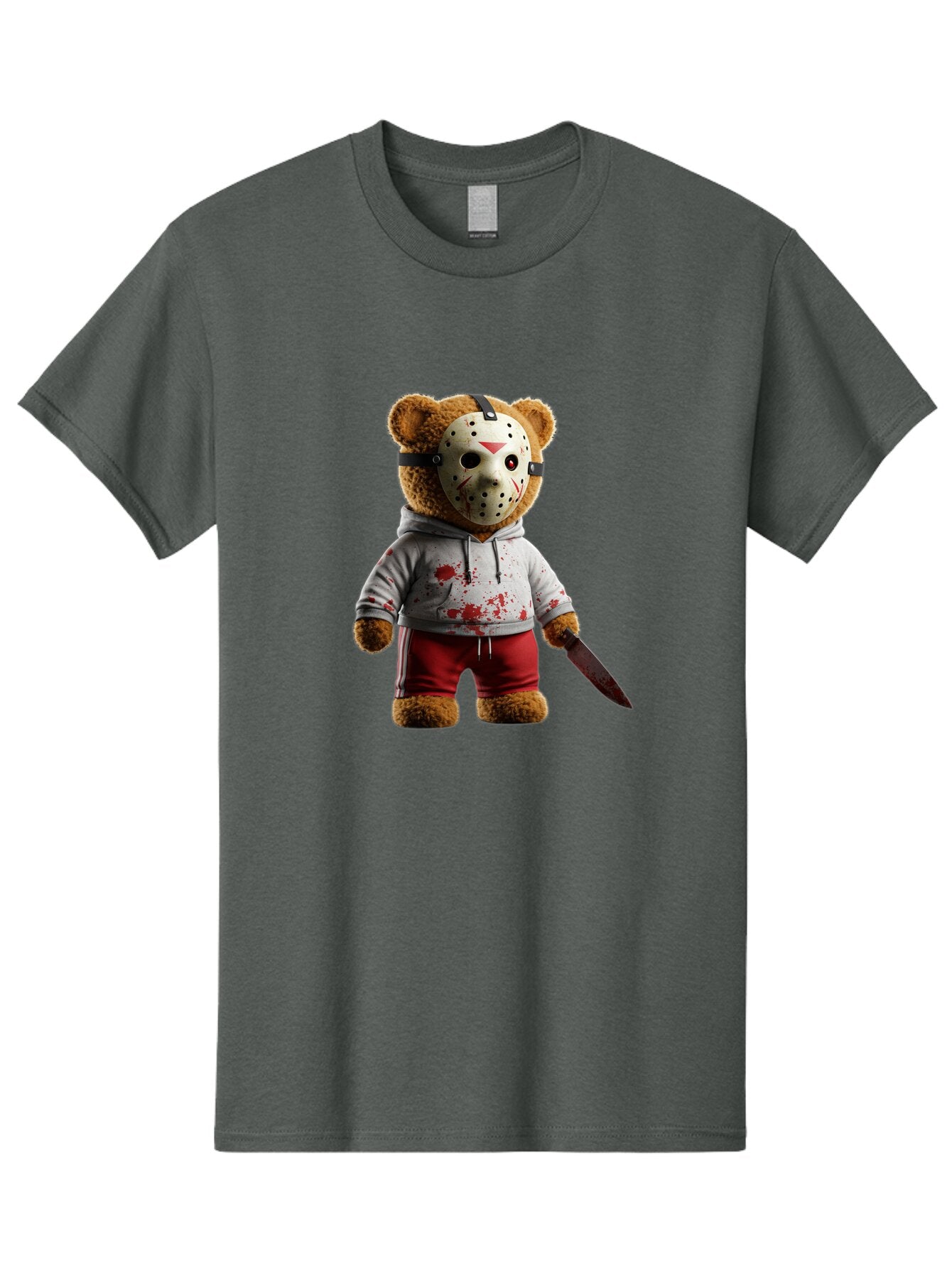Teddy-Jason-Voorhees Men'S Graphic Tee, 100% Cotton, Comfortable Casual Summer Wear, Machine Washable, Vintage Camera, Old Camera, Antique Camera, Black Camera, Classic Photography, Photography Equipment, Nostalgic Device, Film Camera, Baq123 6