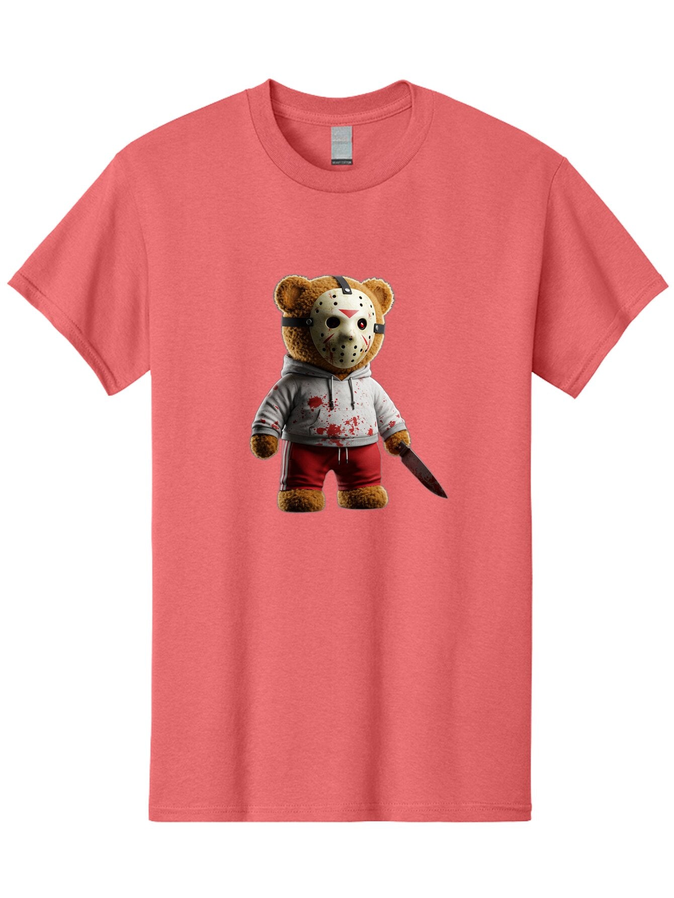 Teddy-Jason-Voorhees Men'S Graphic Tee, 100% Cotton, Comfortable Casual Summer Wear, Machine Washable, Vintage Camera, Old Camera, Antique Camera, Black Camera, Classic Photography, Photography Equipment, Nostalgic Device, Film Camera, Baq123 13