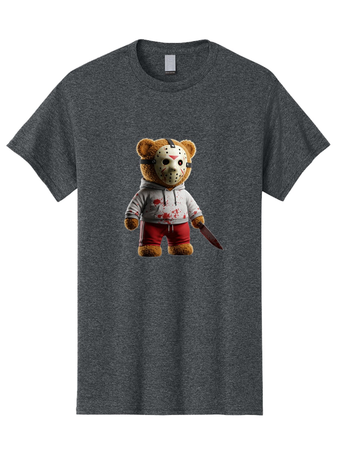 Teddy-Jason-Voorhees Men'S Graphic Tee, 100% Cotton, Comfortable Casual Summer Wear, Machine Washable, Vintage Camera, Old Camera, Antique Camera, Black Camera, Classic Photography, Photography Equipment, Nostalgic Device, Film Camera, Baq123 11