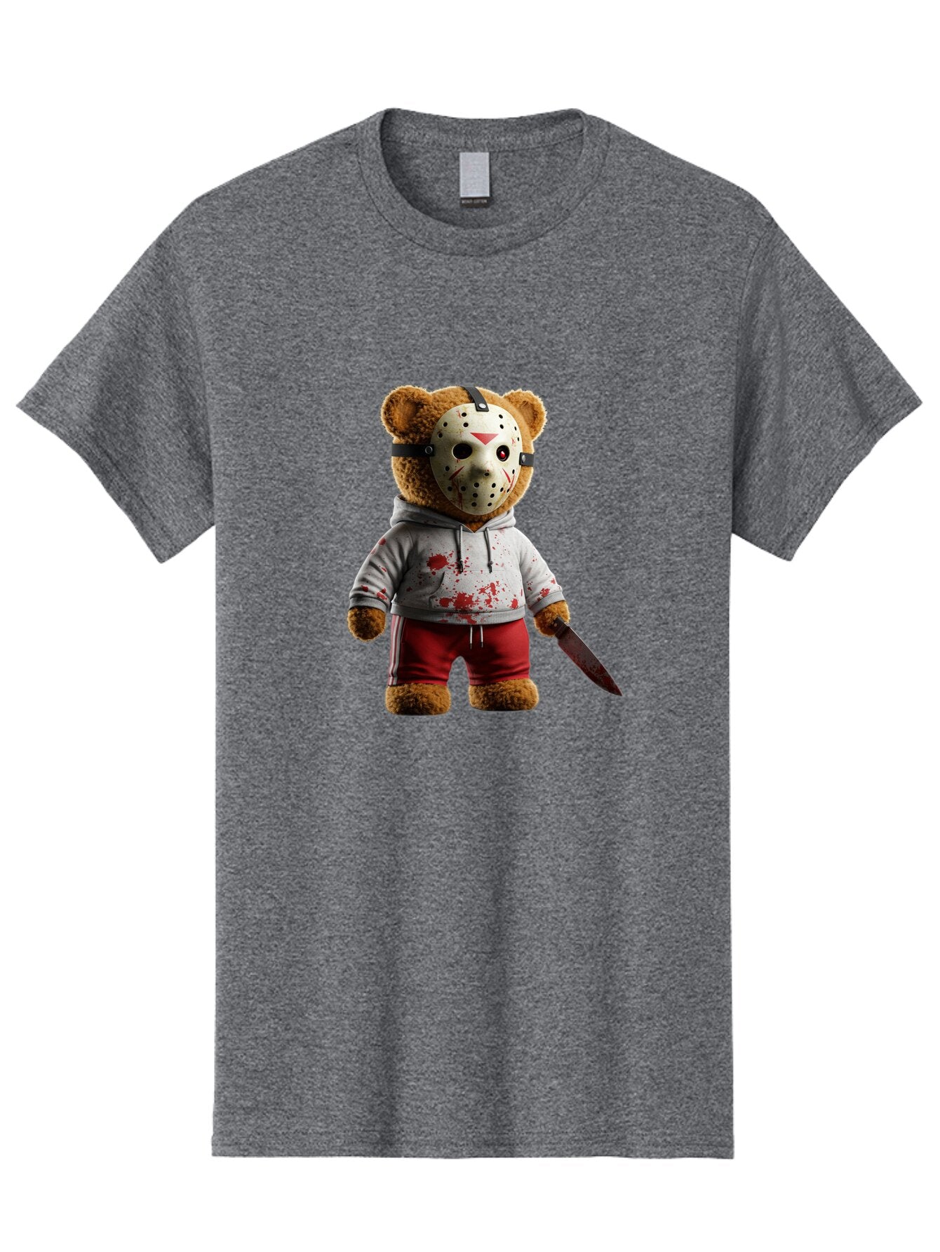 Teddy-Jason-Voorhees Men'S Graphic Tee, 100% Cotton, Comfortable Casual Summer Wear, Machine Washable, Vintage Camera, Old Camera, Antique Camera, Black Camera, Classic Photography, Photography Equipment, Nostalgic Device, Film Camera, Baq123 15