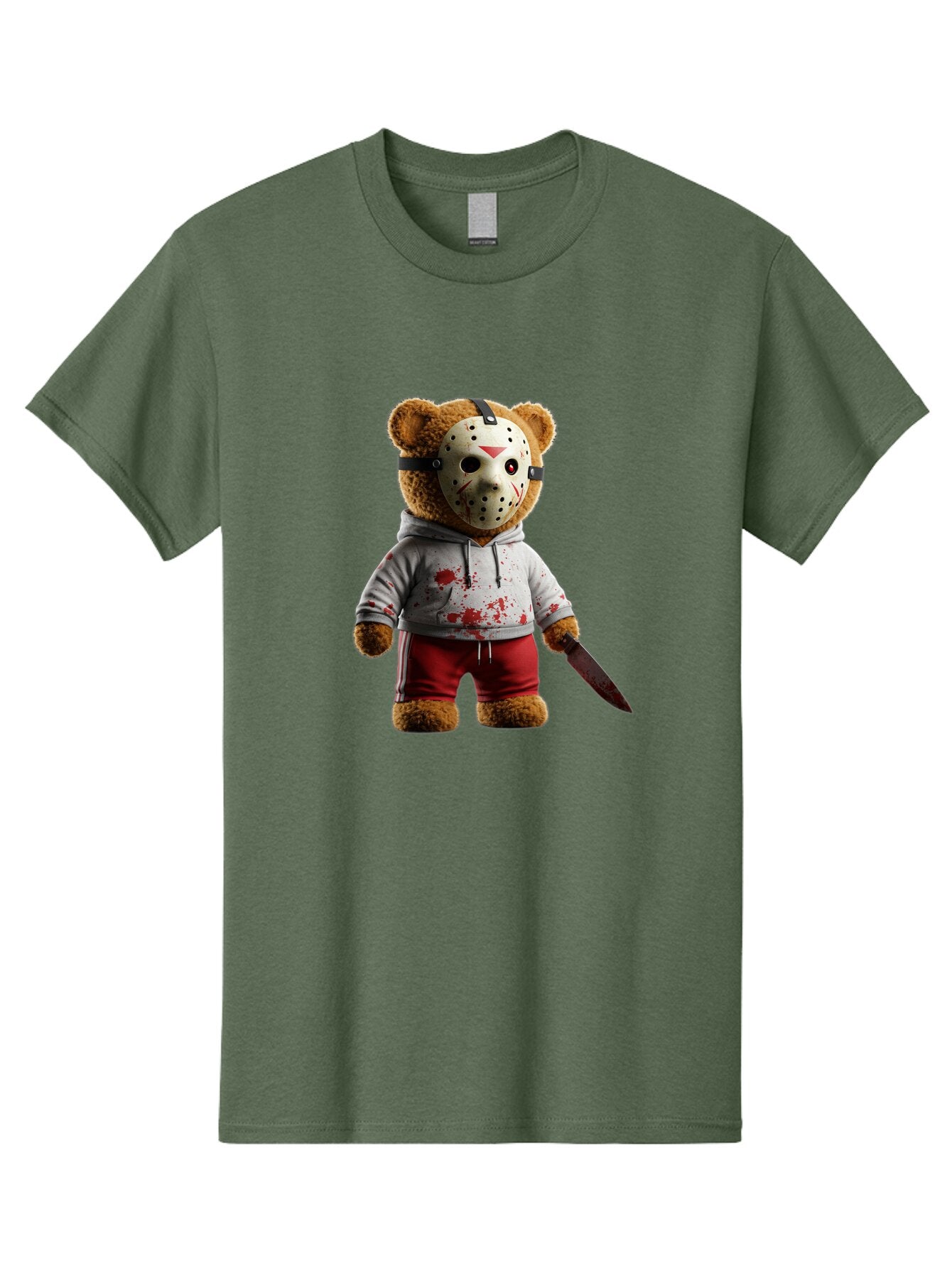 Teddy-Jason-Voorhees Men'S Graphic Tee, 100% Cotton, Comfortable Casual Summer Wear, Machine Washable, Vintage Camera, Old Camera, Antique Camera, Black Camera, Classic Photography, Photography Equipment, Nostalgic Device, Film Camera, Baq123 4