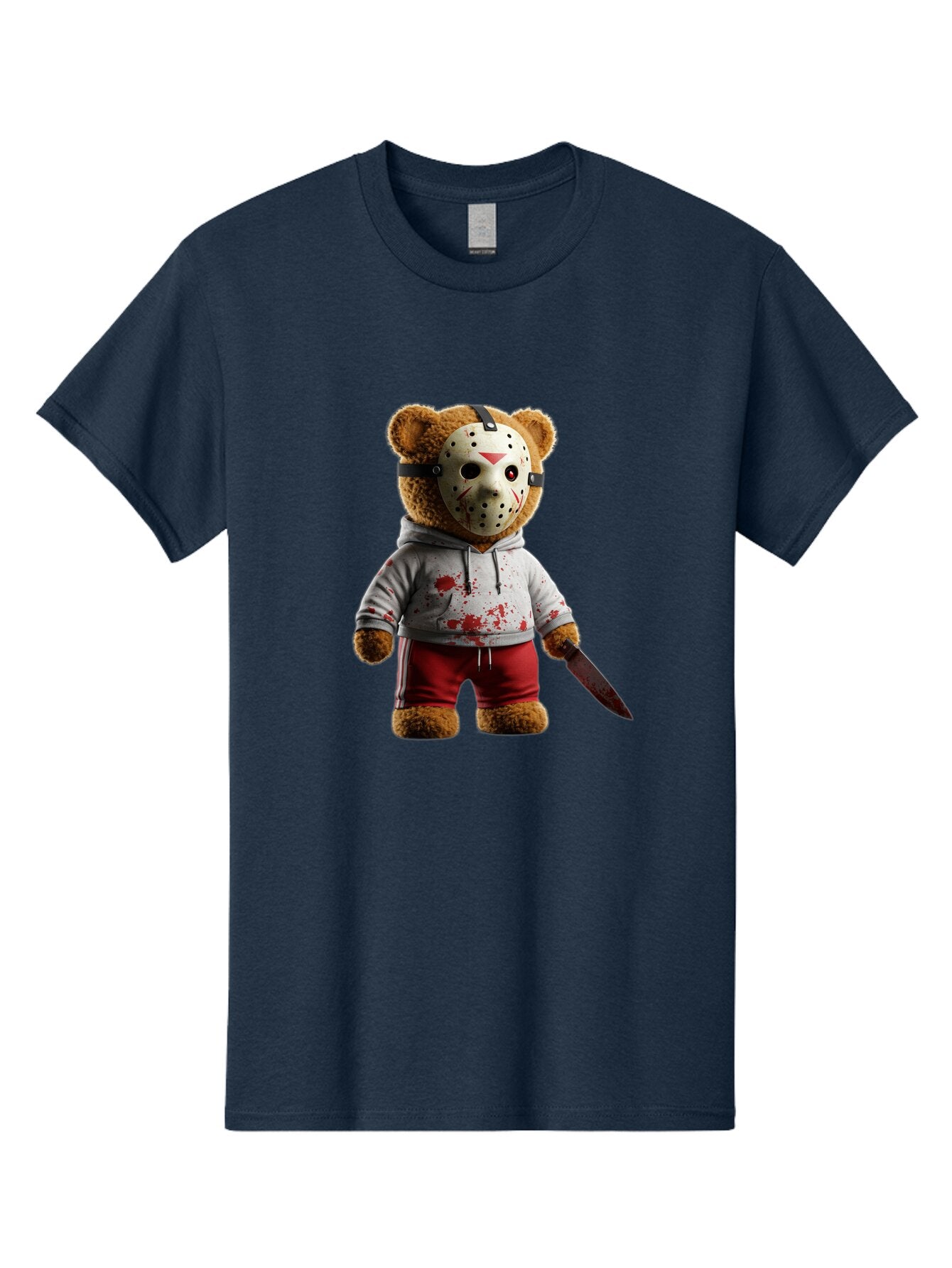 Teddy-Jason-Voorhees Men'S Graphic Tee, 100% Cotton, Comfortable Casual Summer Wear, Machine Washable, Vintage Camera, Old Camera, Antique Camera, Black Camera, Classic Photography, Photography Equipment, Nostalgic Device, Film Camera, Baq123 10